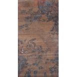 A Chinese Scroll Painting Signed Xu Chongju