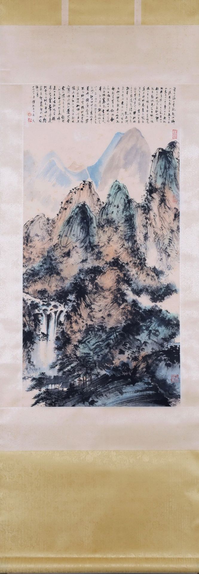 A Chinese Scroll Painting Signed Fu Baoshi - Bild 7 aus 7