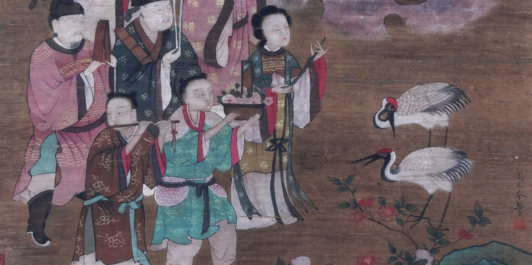 A Chinese Scroll Painting Signed Yan Liben - Image 4 of 9