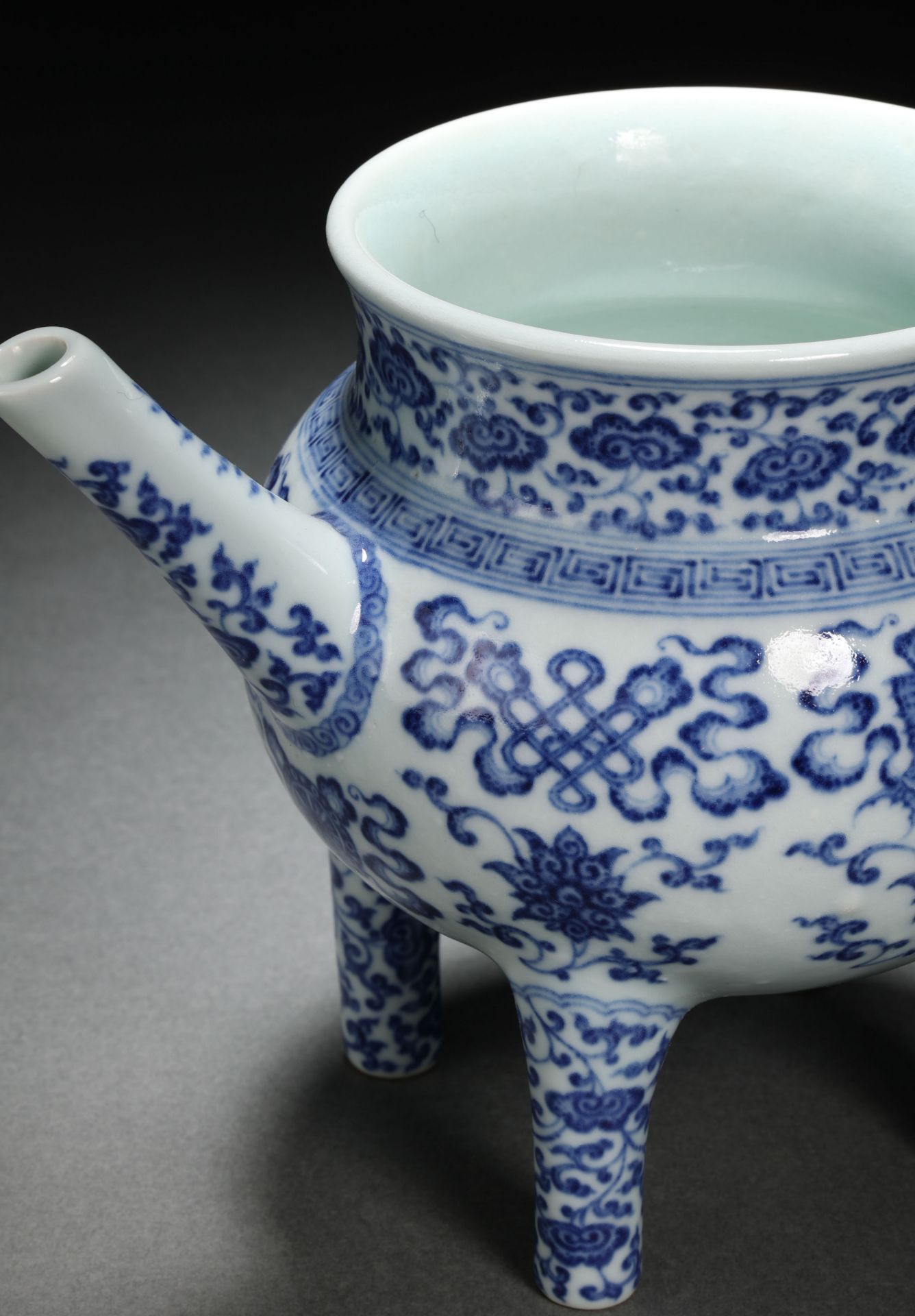 A Chinese Blue and White Eight Treasures Vessel He - Image 3 of 12