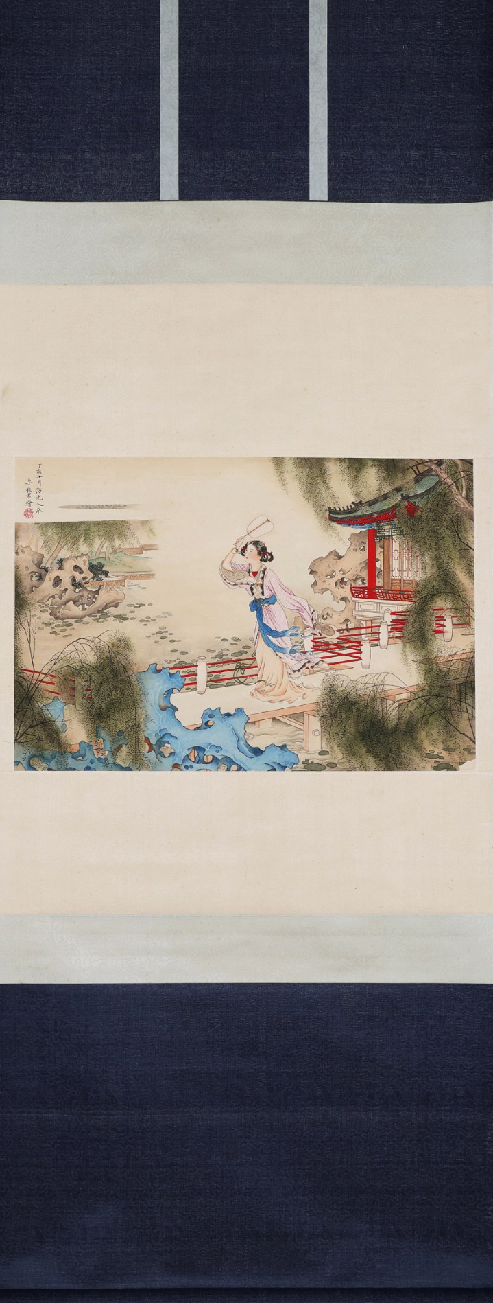 A Chinese Scroll Painting Signed Li Qiujun - Image 7 of 7