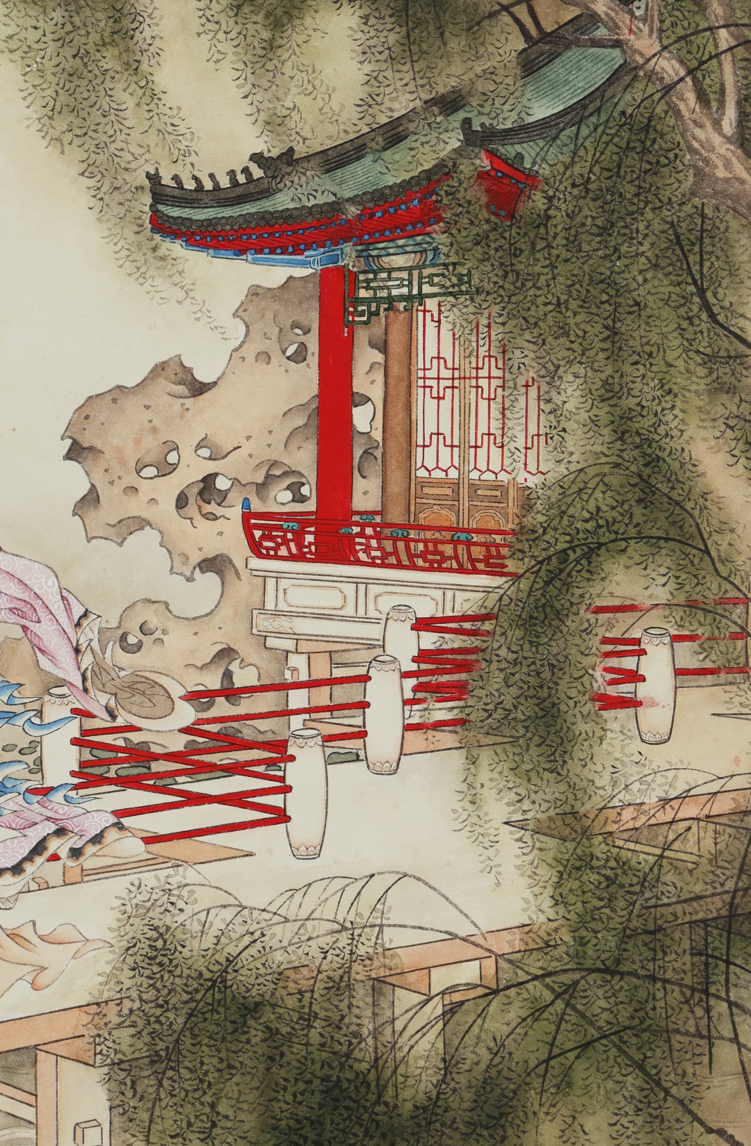 A Chinese Scroll Painting Signed Li Qiujun - Image 3 of 7
