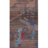 A Chinese Scroll Painting Signed Wu Daozi