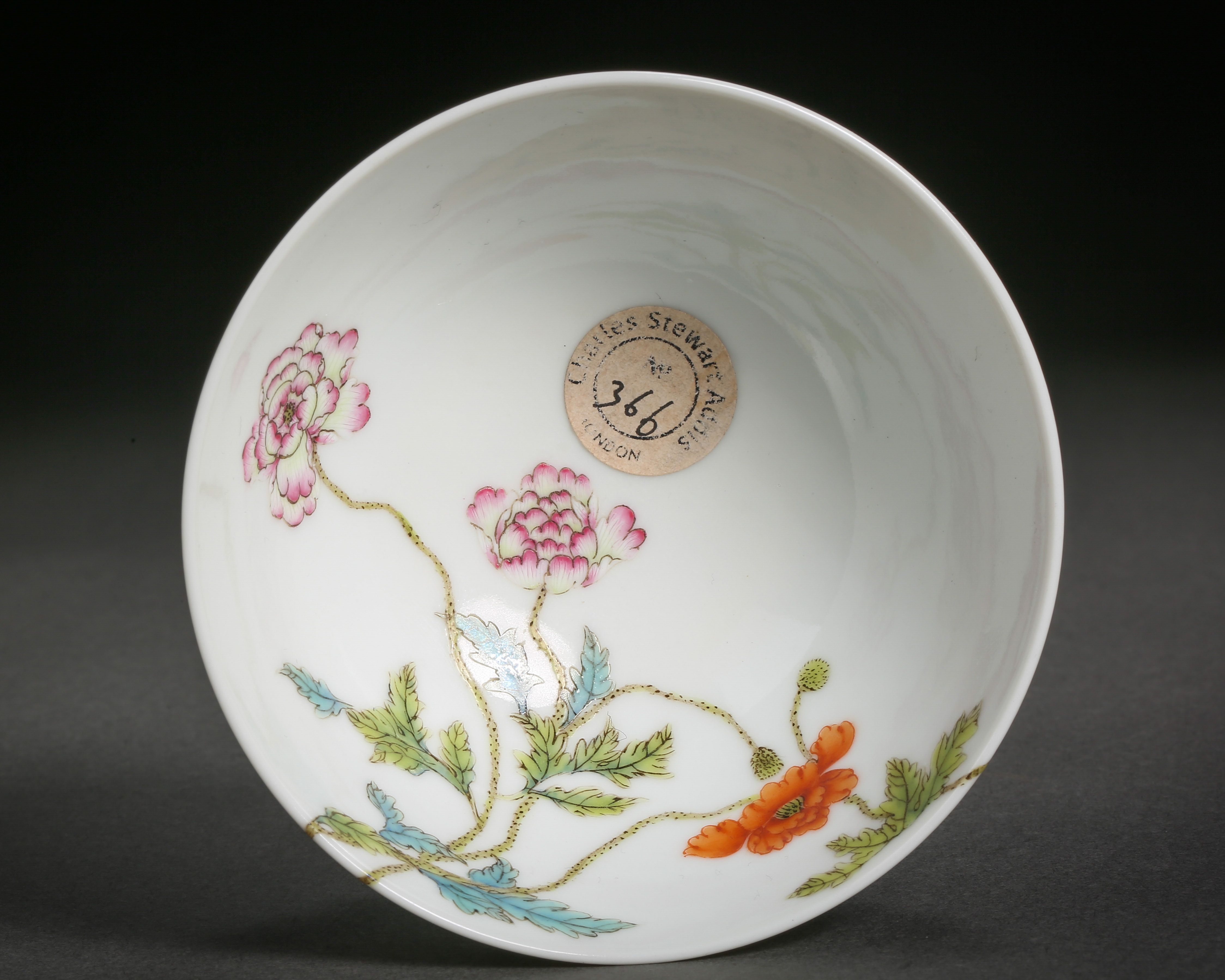 A Chinese Falangcai Florette Bowl Yongzheng Mark - Image 5 of 7