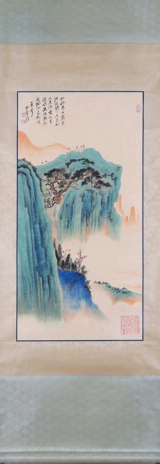 A Chinese Scroll Painting Signed Zhang Daqian - Bild 7 aus 7