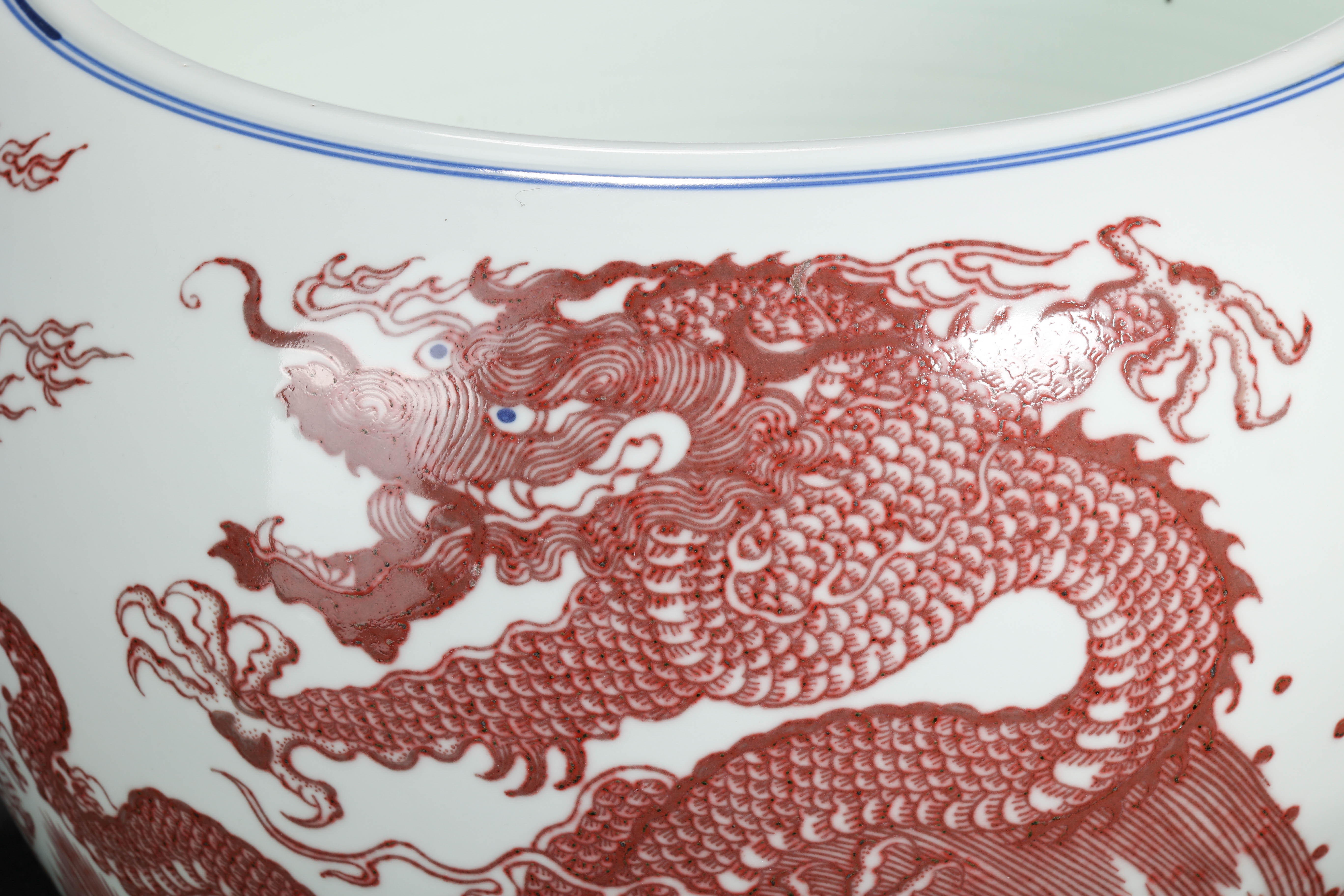 A Chinese Copper Red Dragon Jar - Image 2 of 9