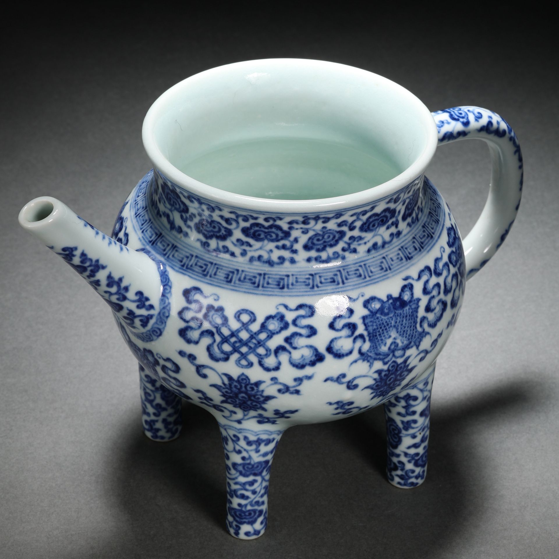 A Chinese Blue and White Eight Treasures Vessel He - Image 2 of 12