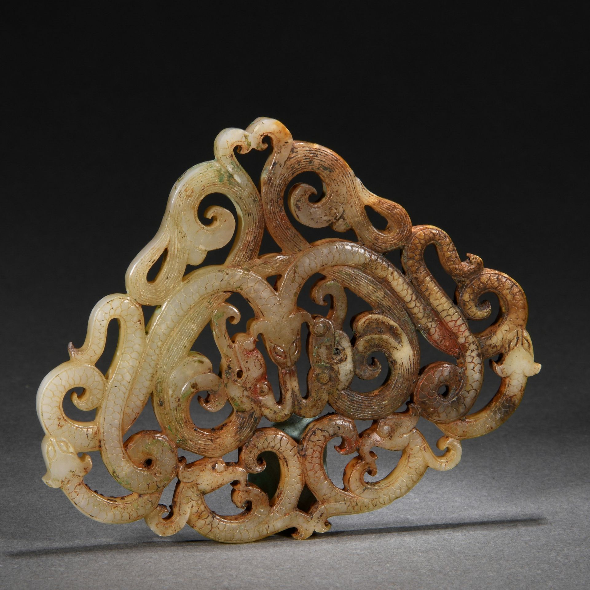 A Chinese Reticulated Jade Ornament - Image 5 of 9