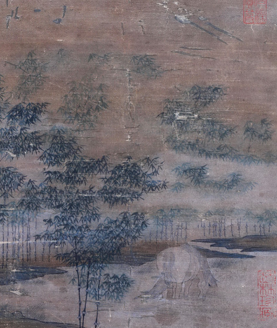 A Chinese Scroll Painting Signed Han Gan - Image 3 of 9