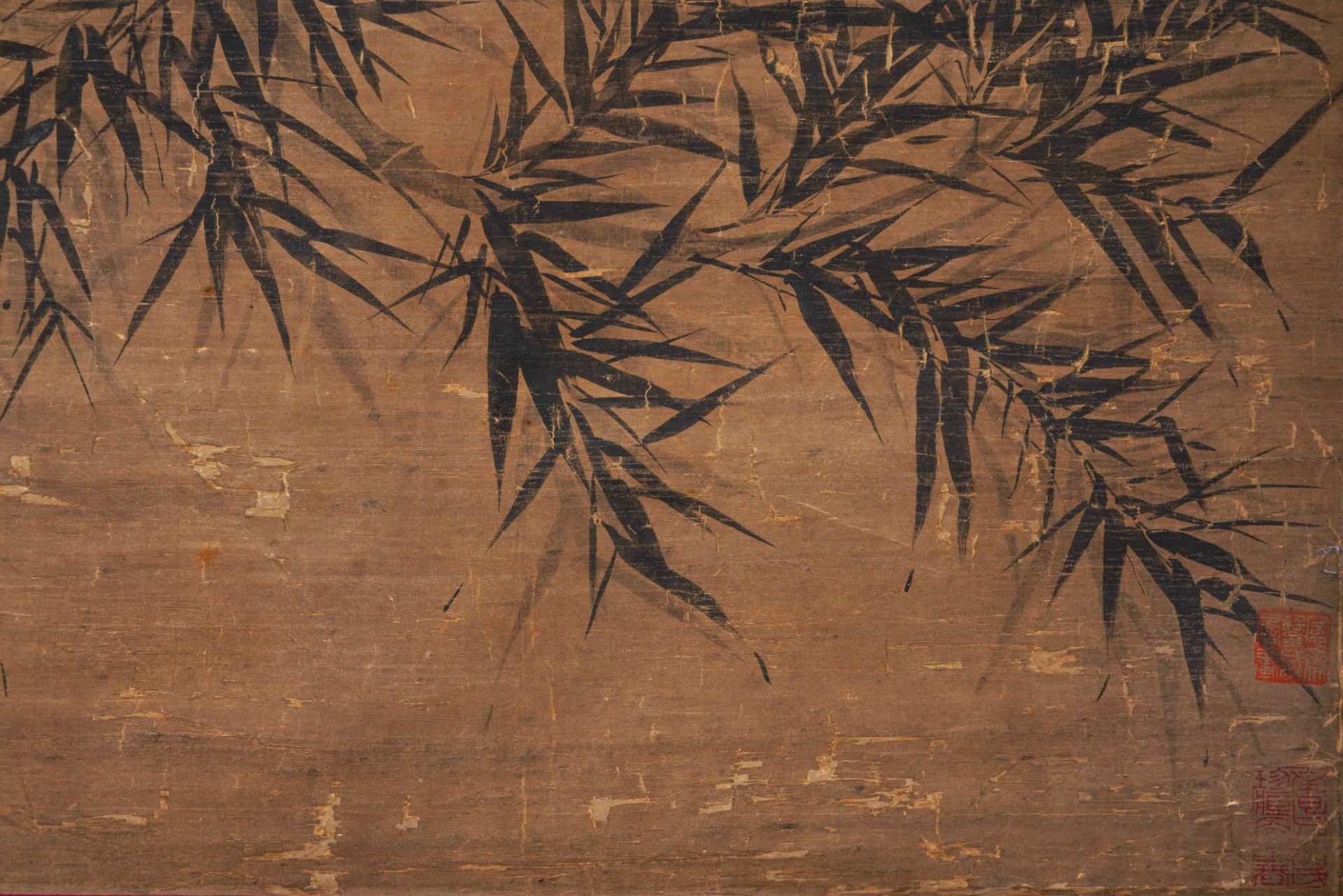 A Chinese Scroll Painting Signed Wen Tong - Image 9 of 14
