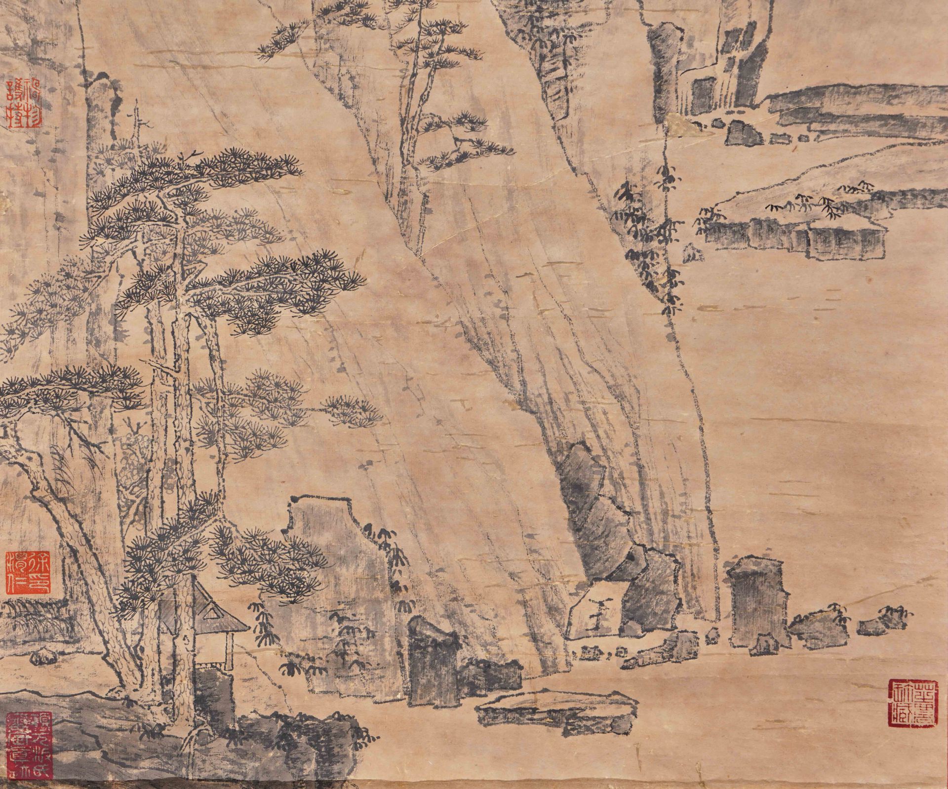 A Chinese Scroll Painting Signed Ni Zan - Image 4 of 13