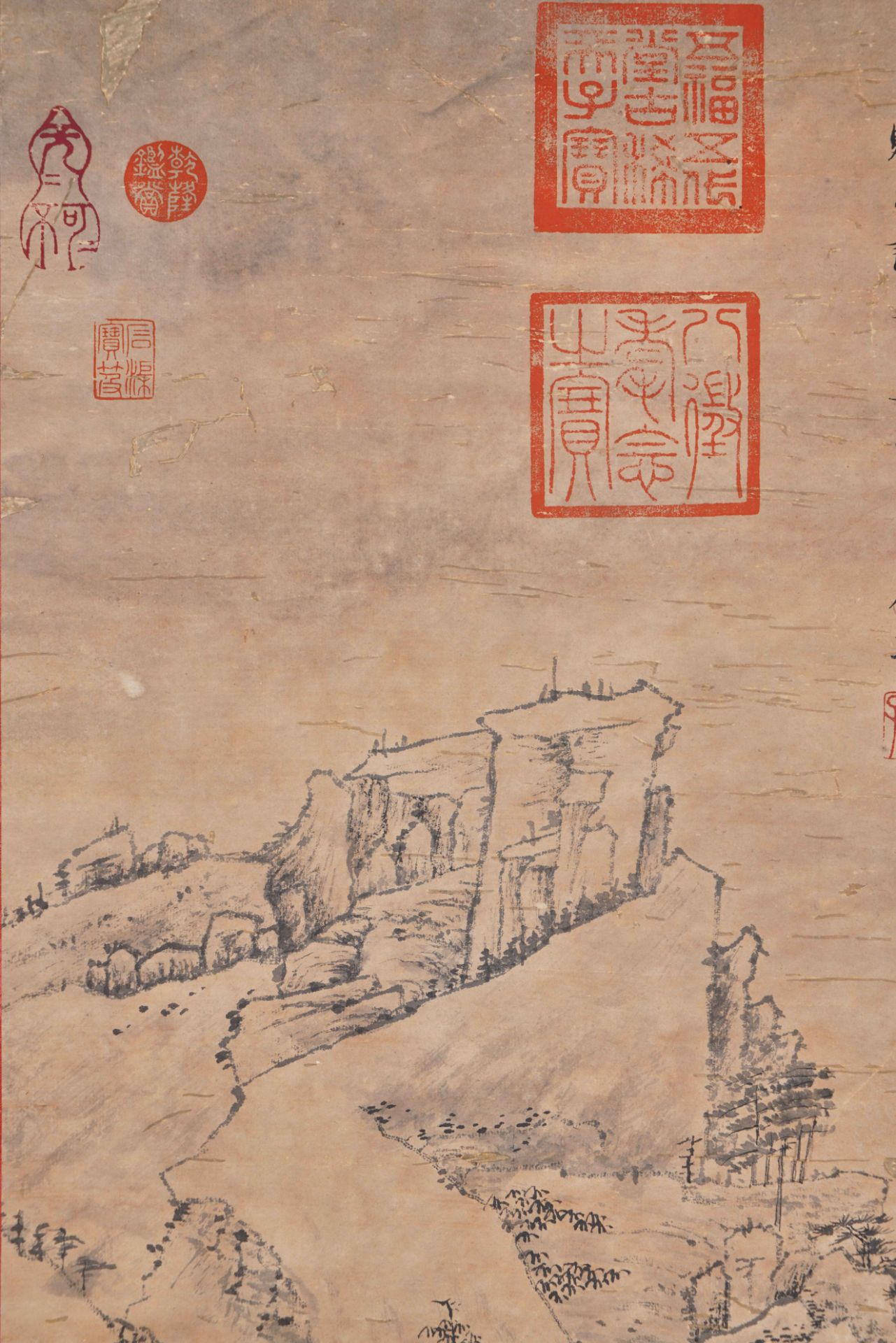 A Chinese Scroll Painting Signed Ni Zan - Image 6 of 13