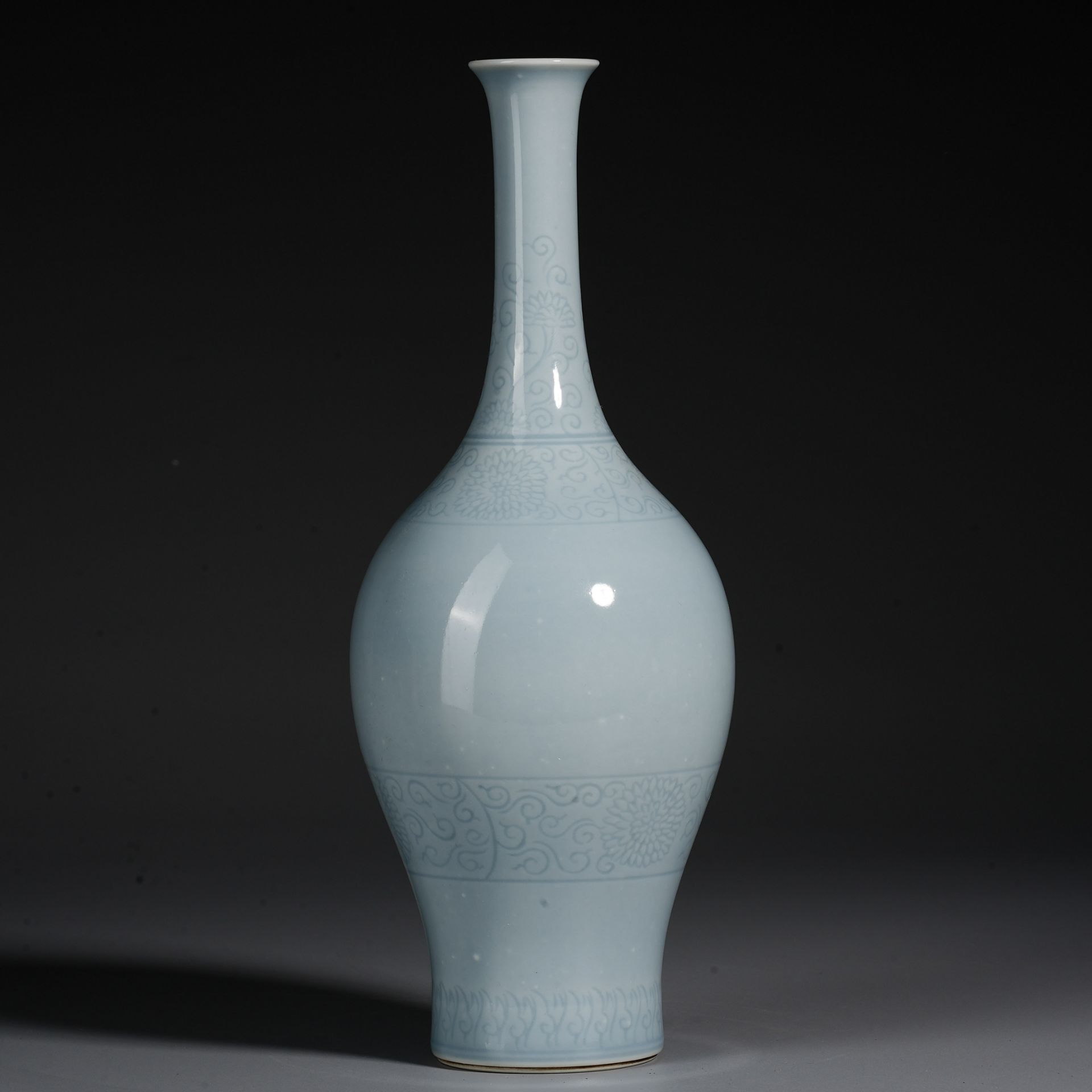 A Chinese Sky-blue Glaze Vase - Image 2 of 13