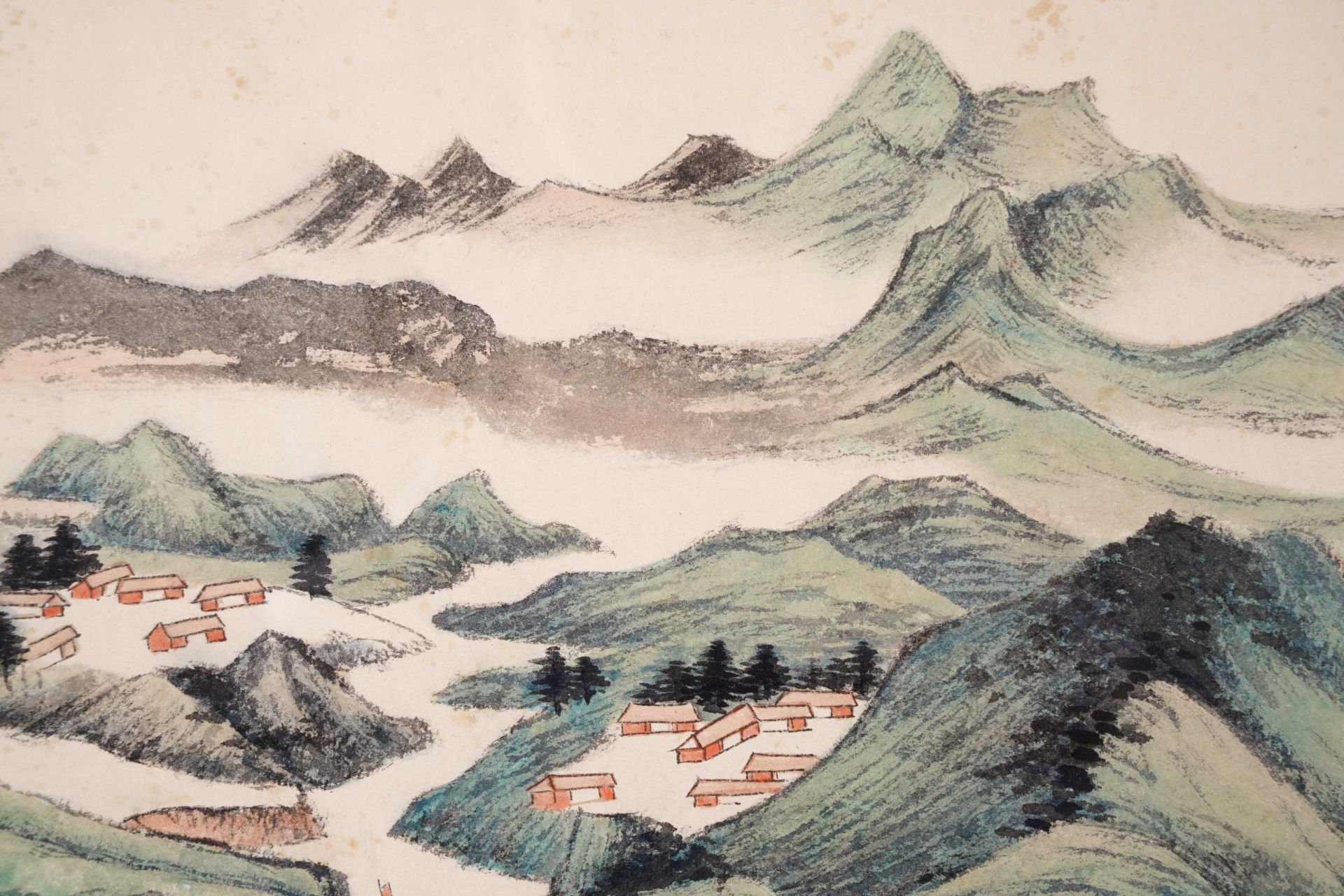 A Chinese Frame Painting By Zhang Daqian - Image 5 of 19