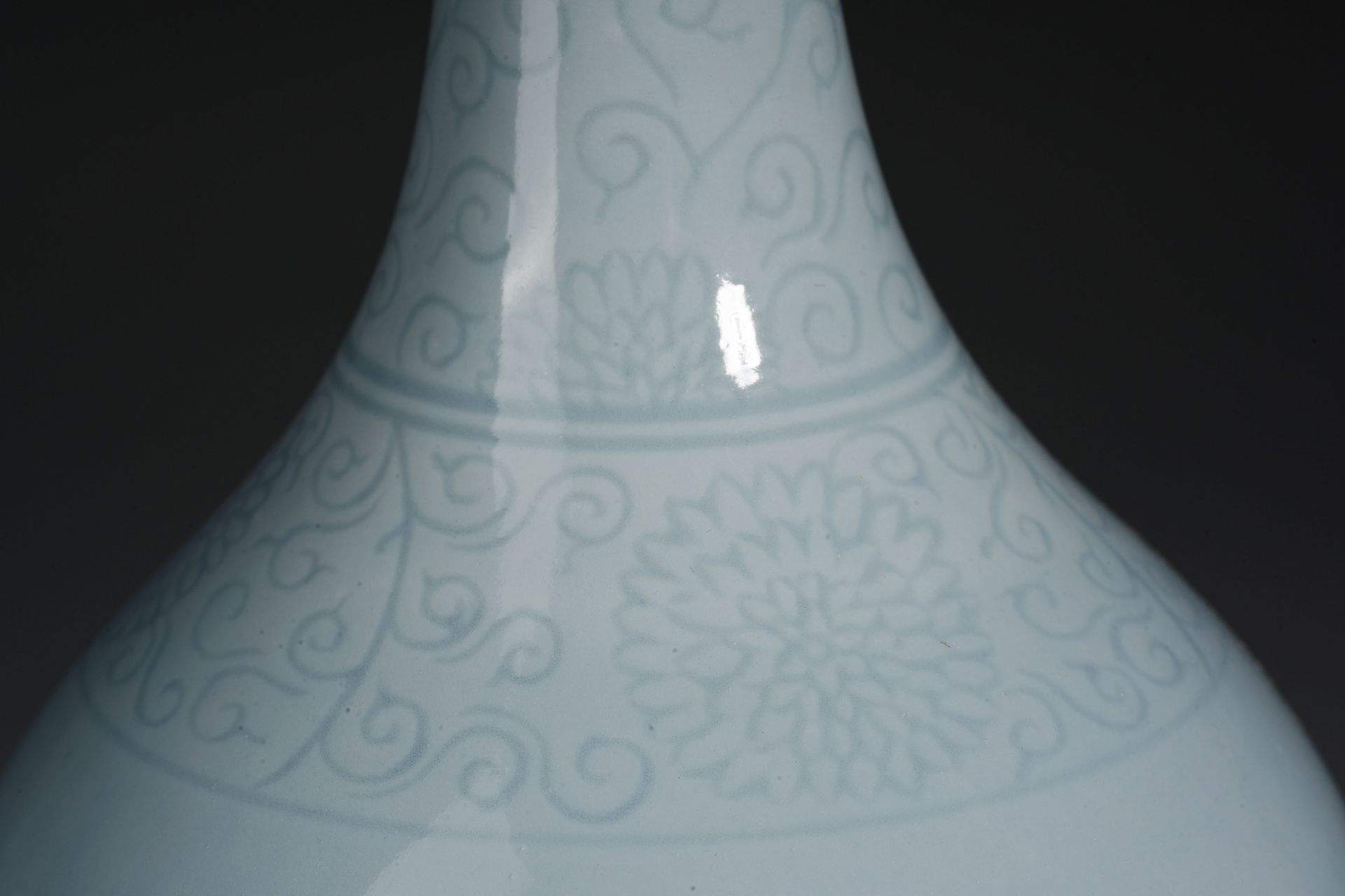 A Chinese Sky-blue Glaze Vase - Image 6 of 13