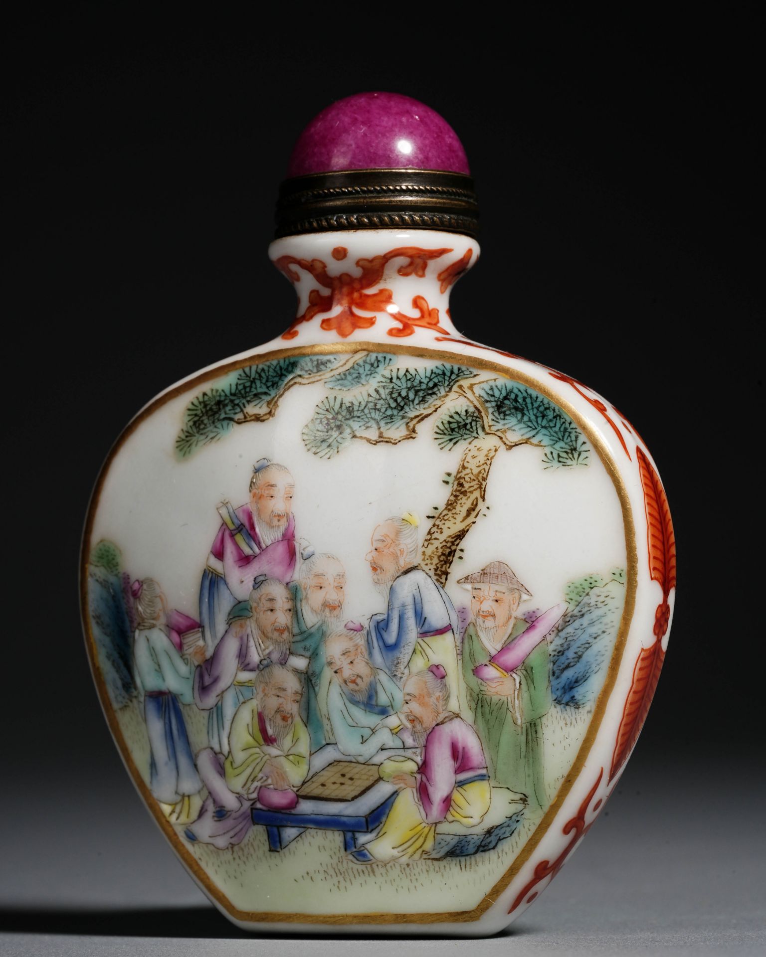 A Chinese Famille Rose Snuff Bottle - Image 4 of 13