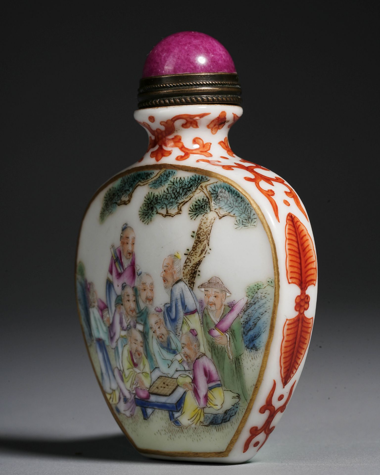 A Chinese Famille Rose Snuff Bottle - Image 5 of 13