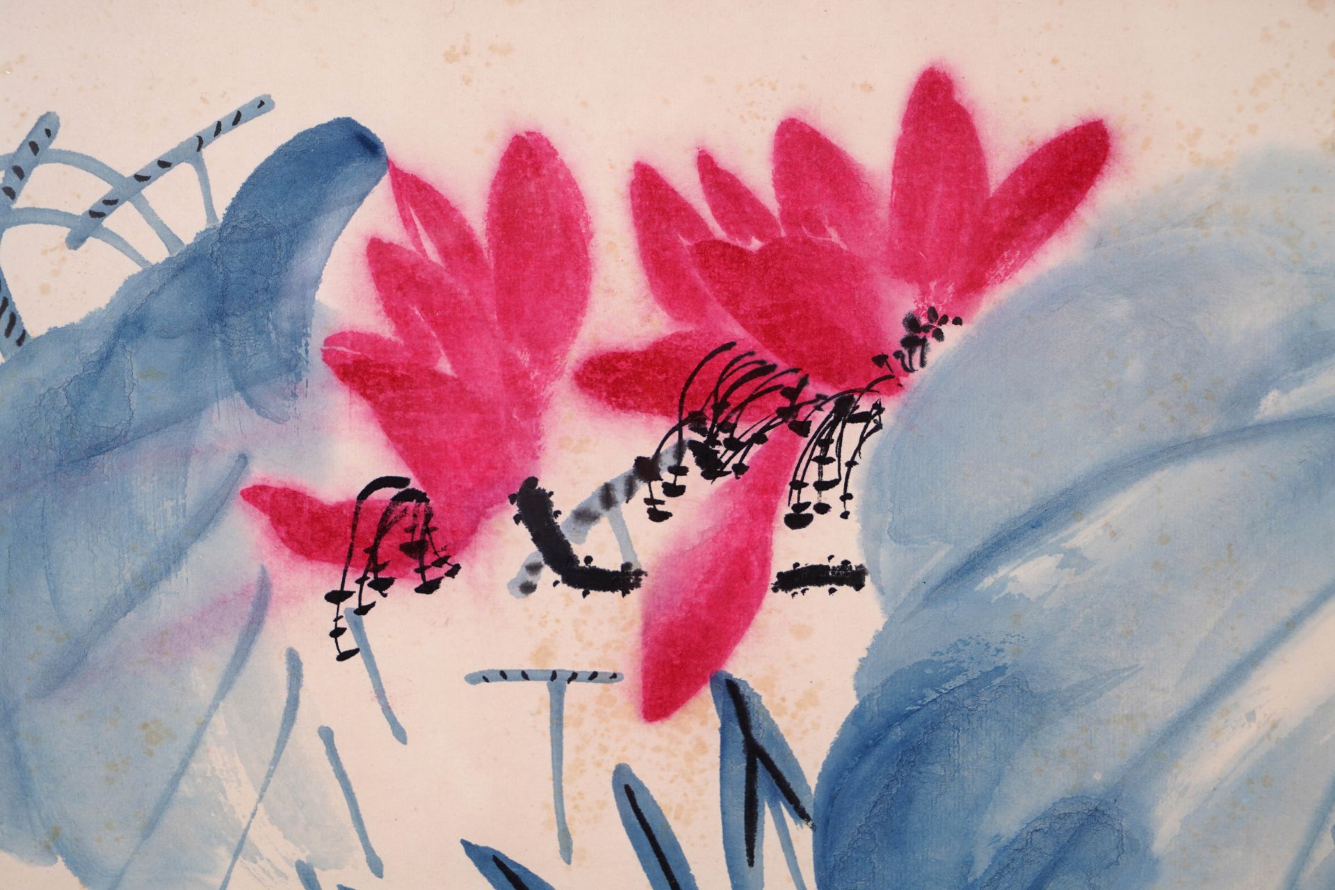 A Chinese Frame Painting By Qi Baishi - Image 4 of 13