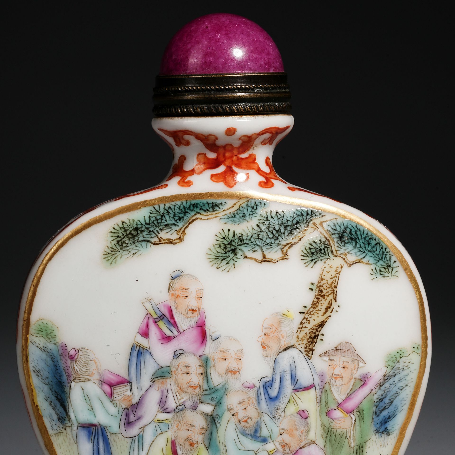 A Chinese Famille Rose Snuff Bottle - Image 3 of 13