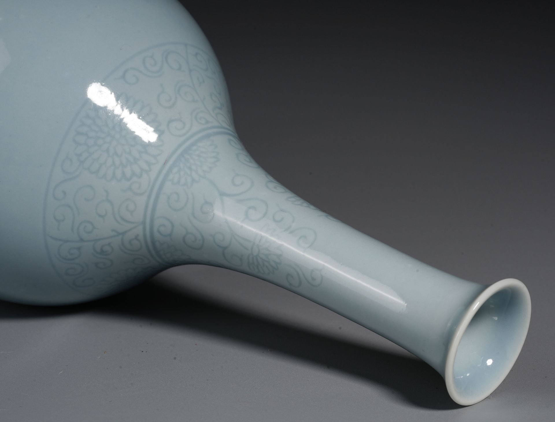 A Chinese Sky-blue Glaze Vase - Image 7 of 13