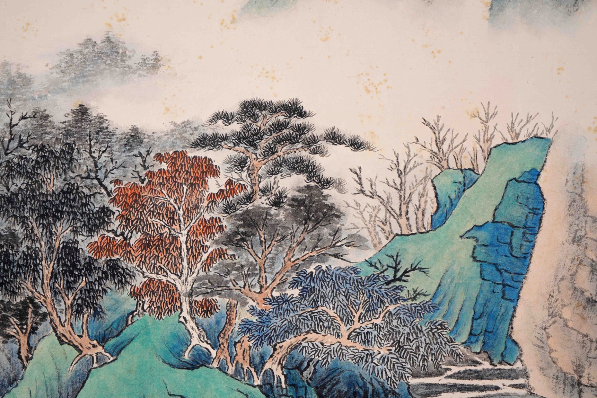 A Chinese Scroll Painting by Wu Hufan - Bild 6 aus 10