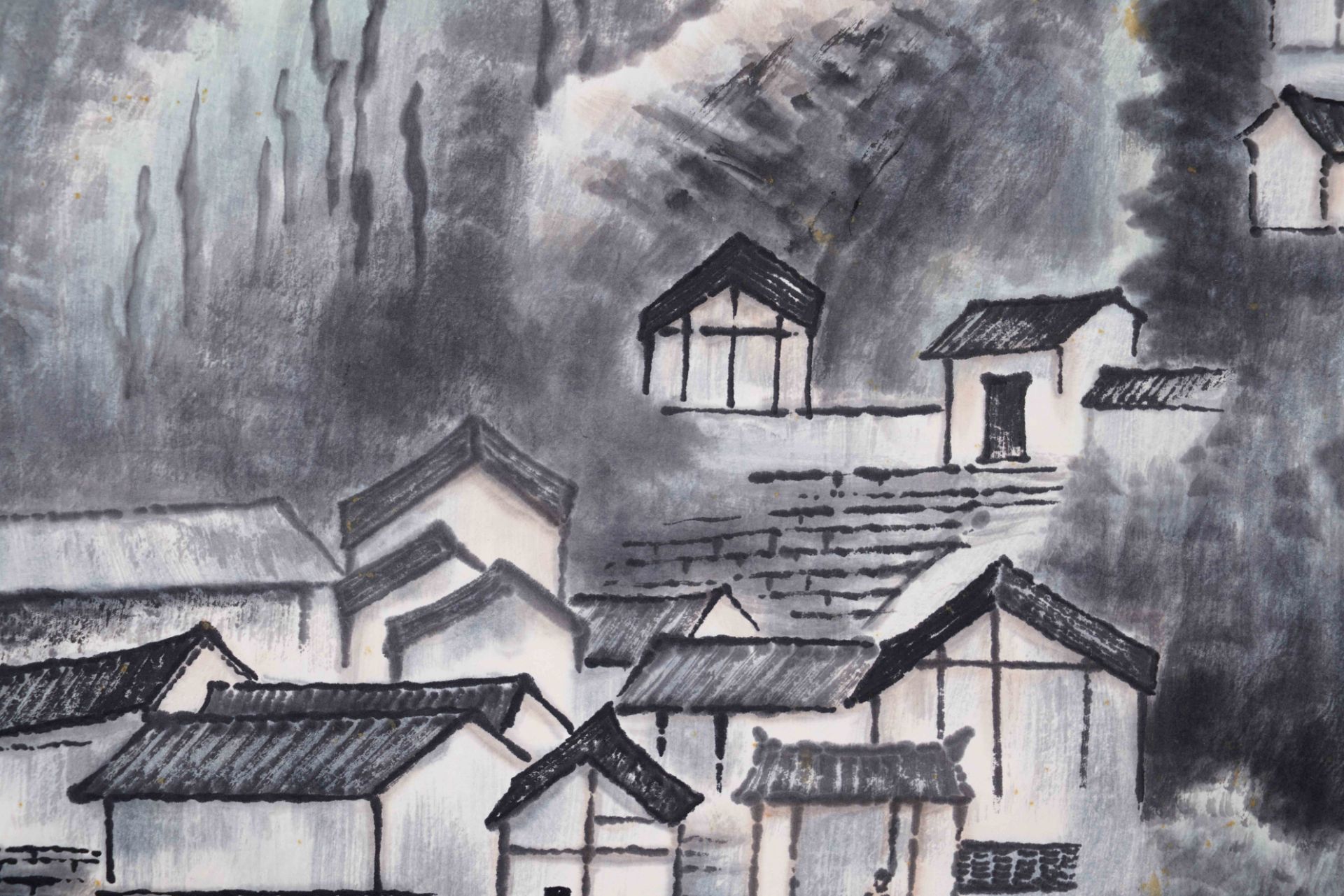 A Chinese Scroll Painting by Li Keran - Bild 7 aus 12