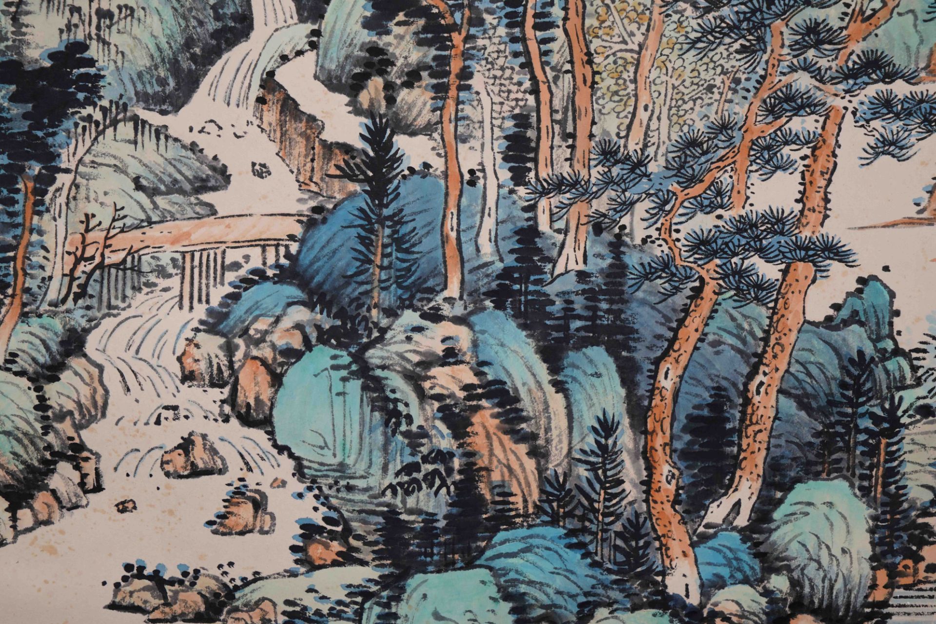 A Chinese Scroll Painting by Huang Junbi - Image 9 of 11