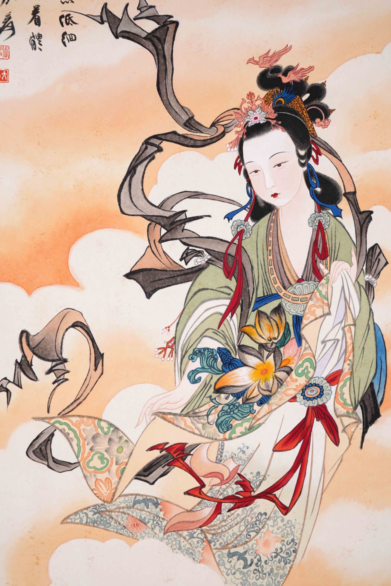 A Chinese Scroll Painting by Zhang Daqian - Image 9 of 9