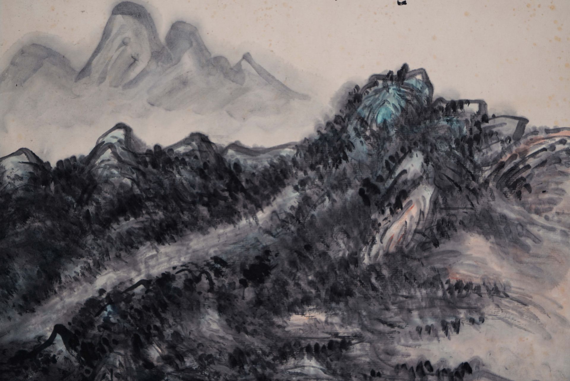 A Chinese Scroll Painting by Huang Binhong - Bild 5 aus 8