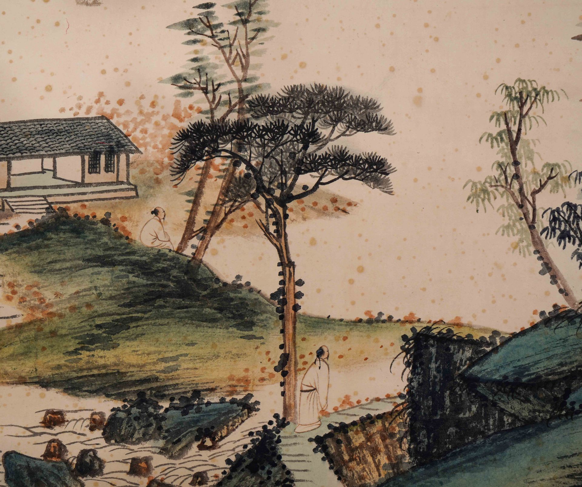 A Chinese Scroll Painting by Zhang Daqian - Image 6 of 8