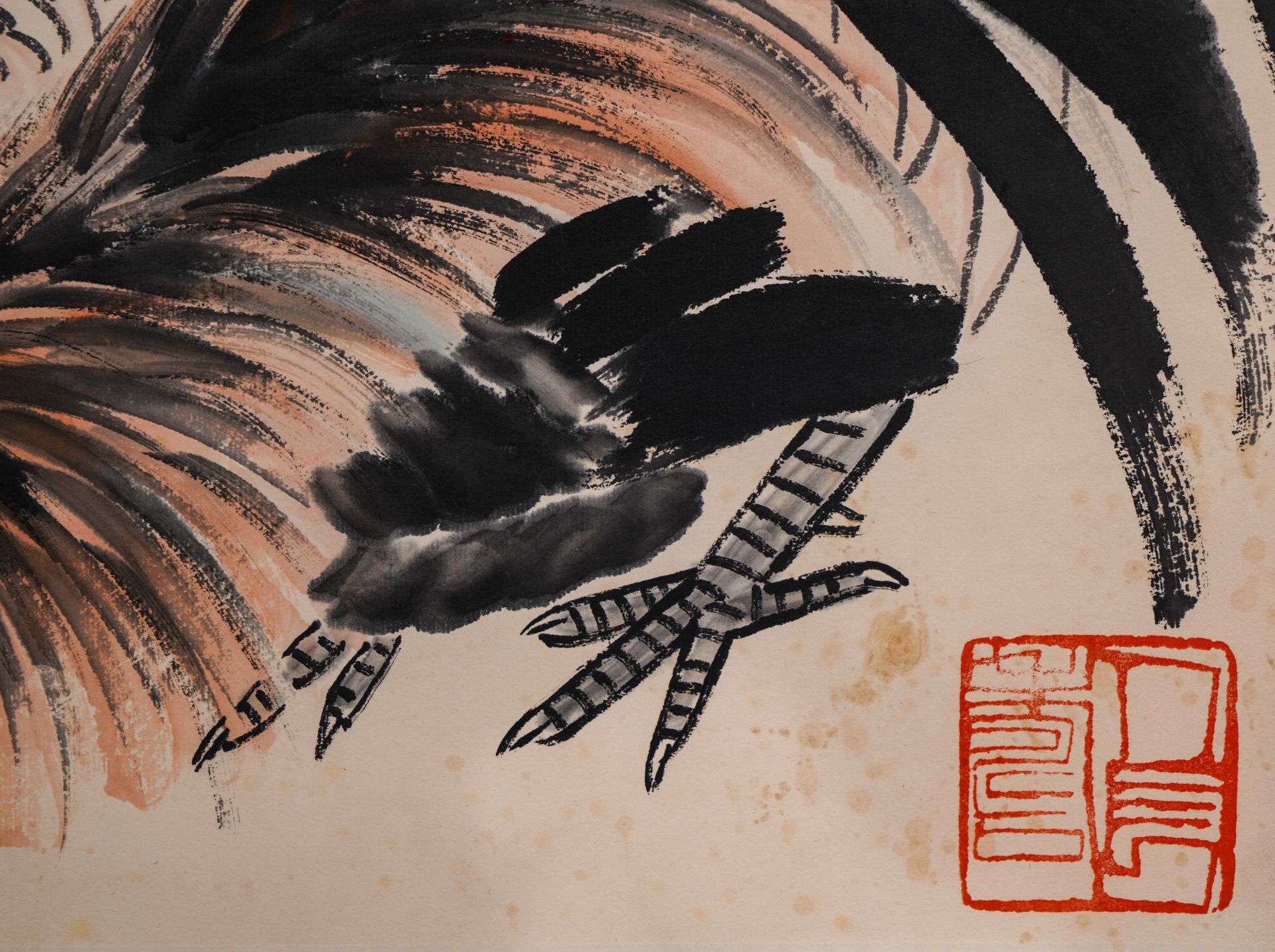 A Chinese Scroll Painting by Qi Baishi - Bild 5 aus 9