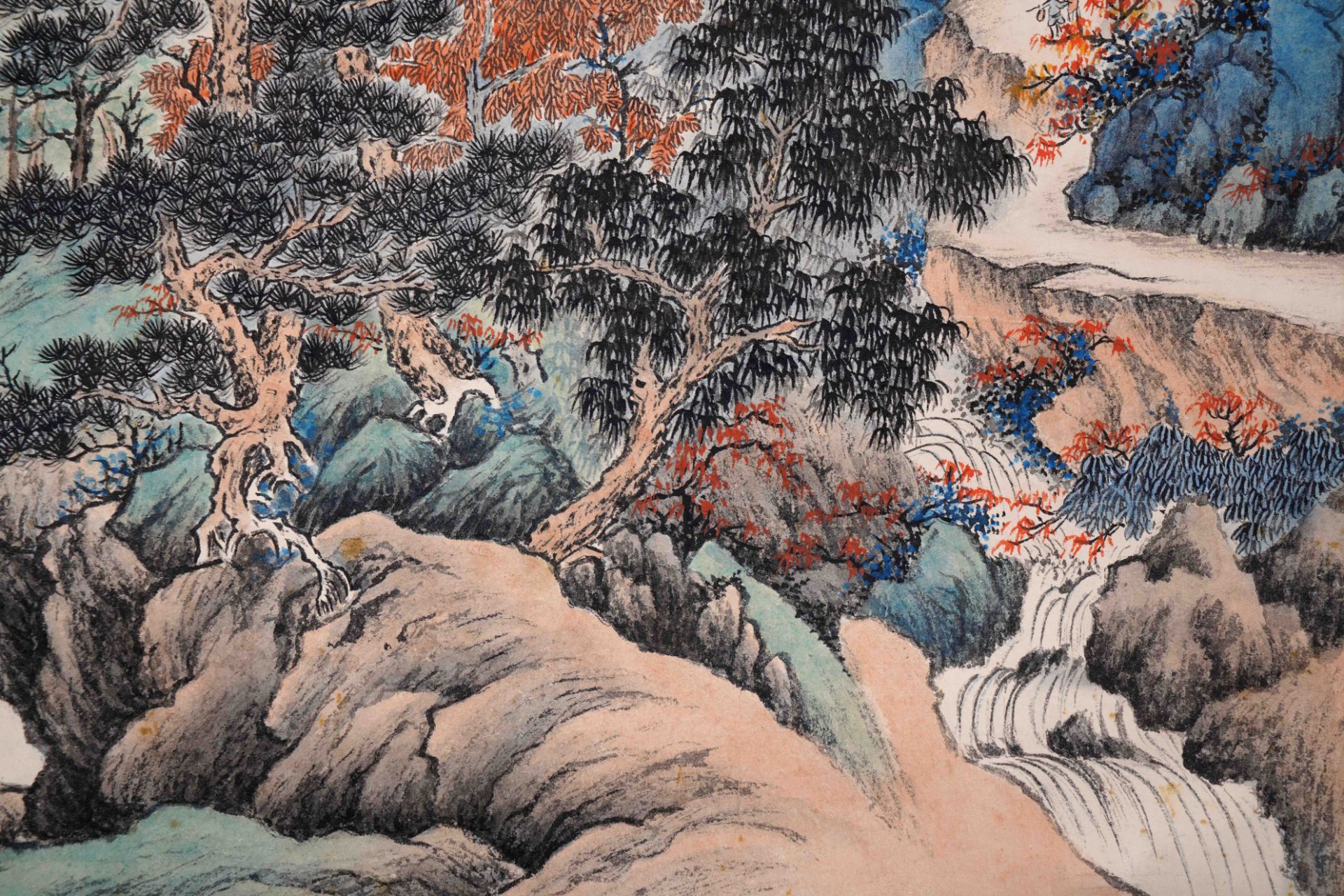 A Chinese Scroll Painting by Wu Hufan - Image 10 of 11