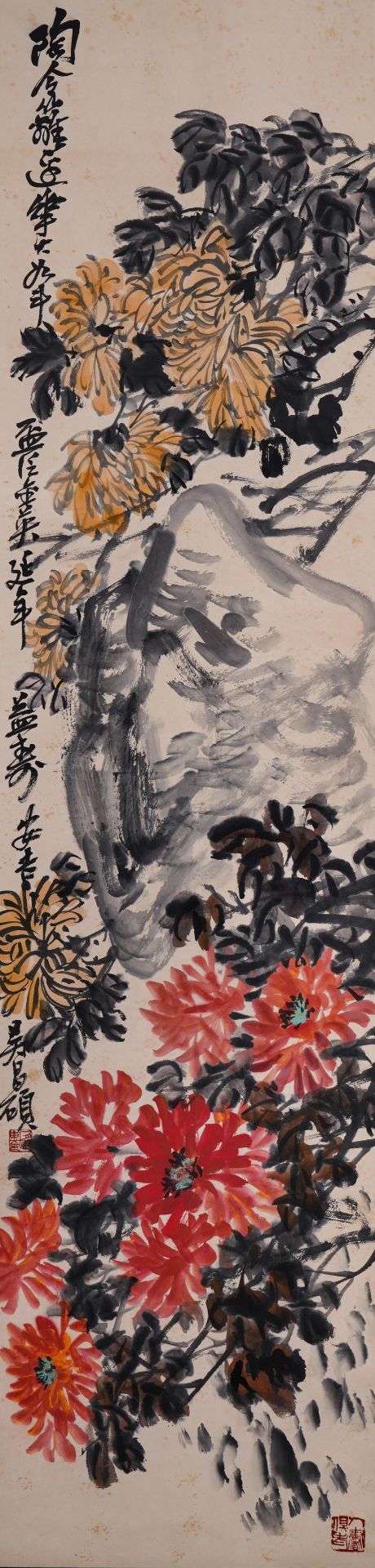 A Chinese Scroll Painting by Wu Changshuo - Bild 15 aus 27