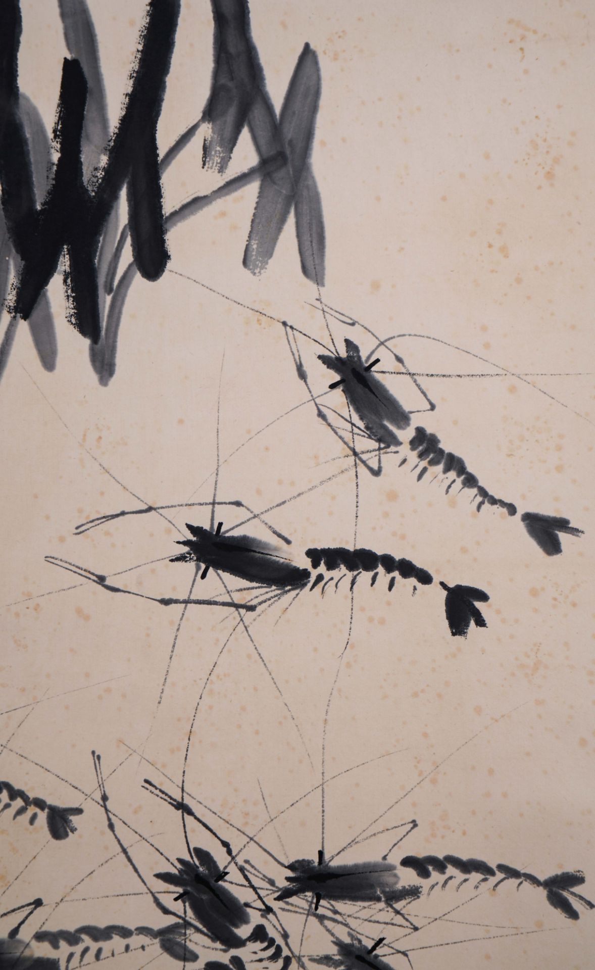 A Chinese Scroll Painting by Qi Baishi - Image 7 of 8
