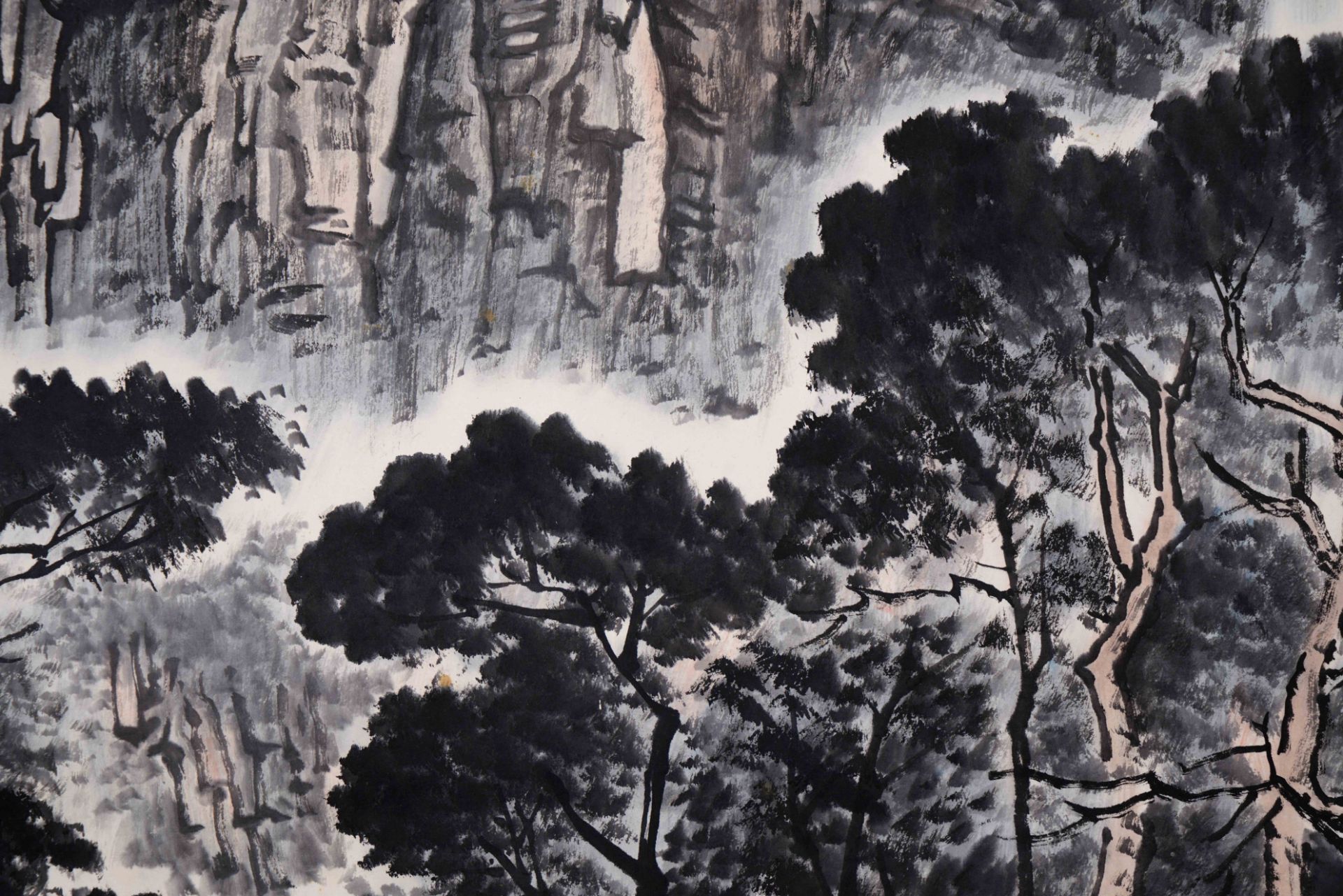 A Chinese Scroll Painting by Li Keran - Image 6 of 11