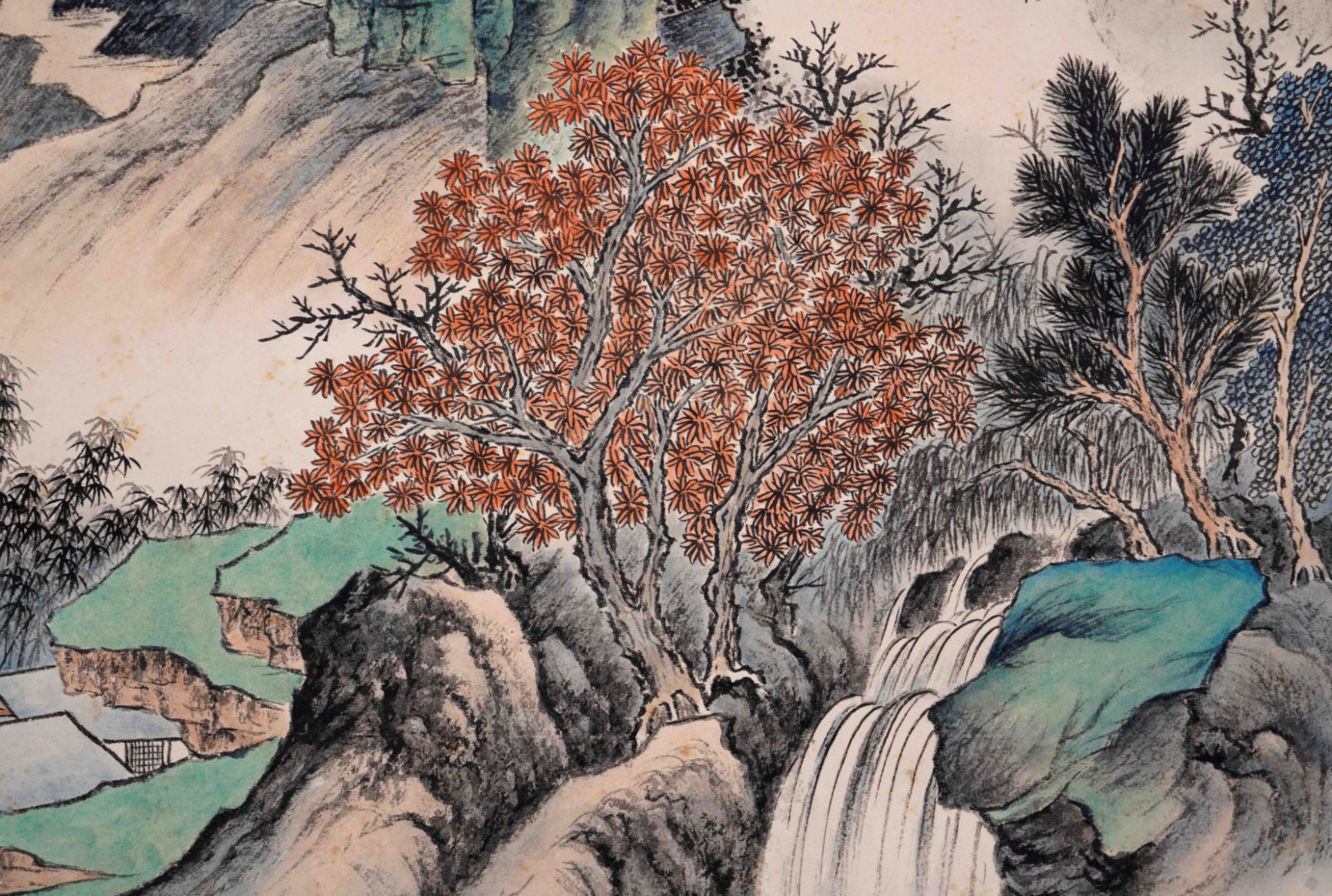 A Chinese Scroll Painting by Wu Hufan - Image 9 of 10