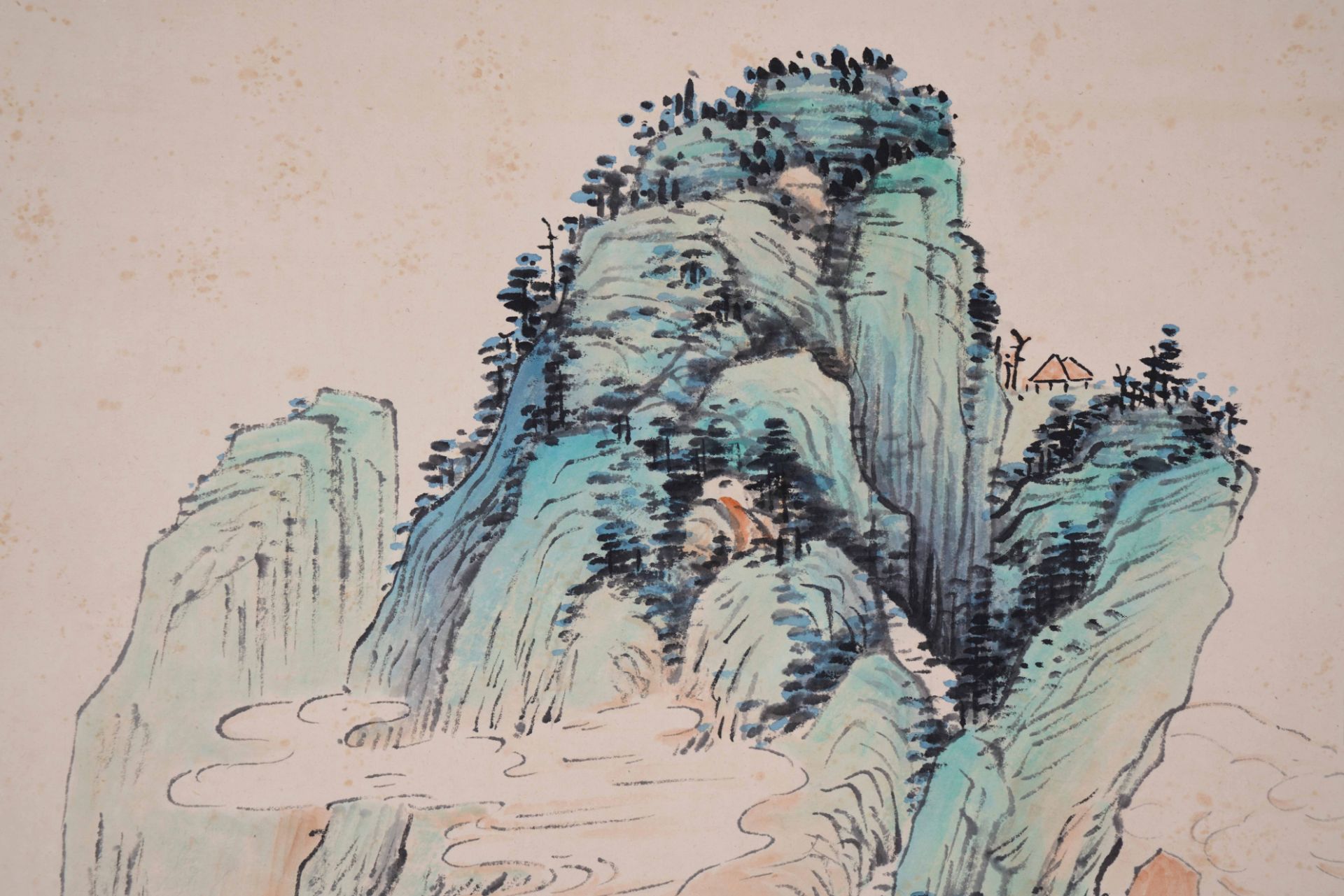 A Chinese Scroll Painting by Huang Junbi - Image 4 of 11