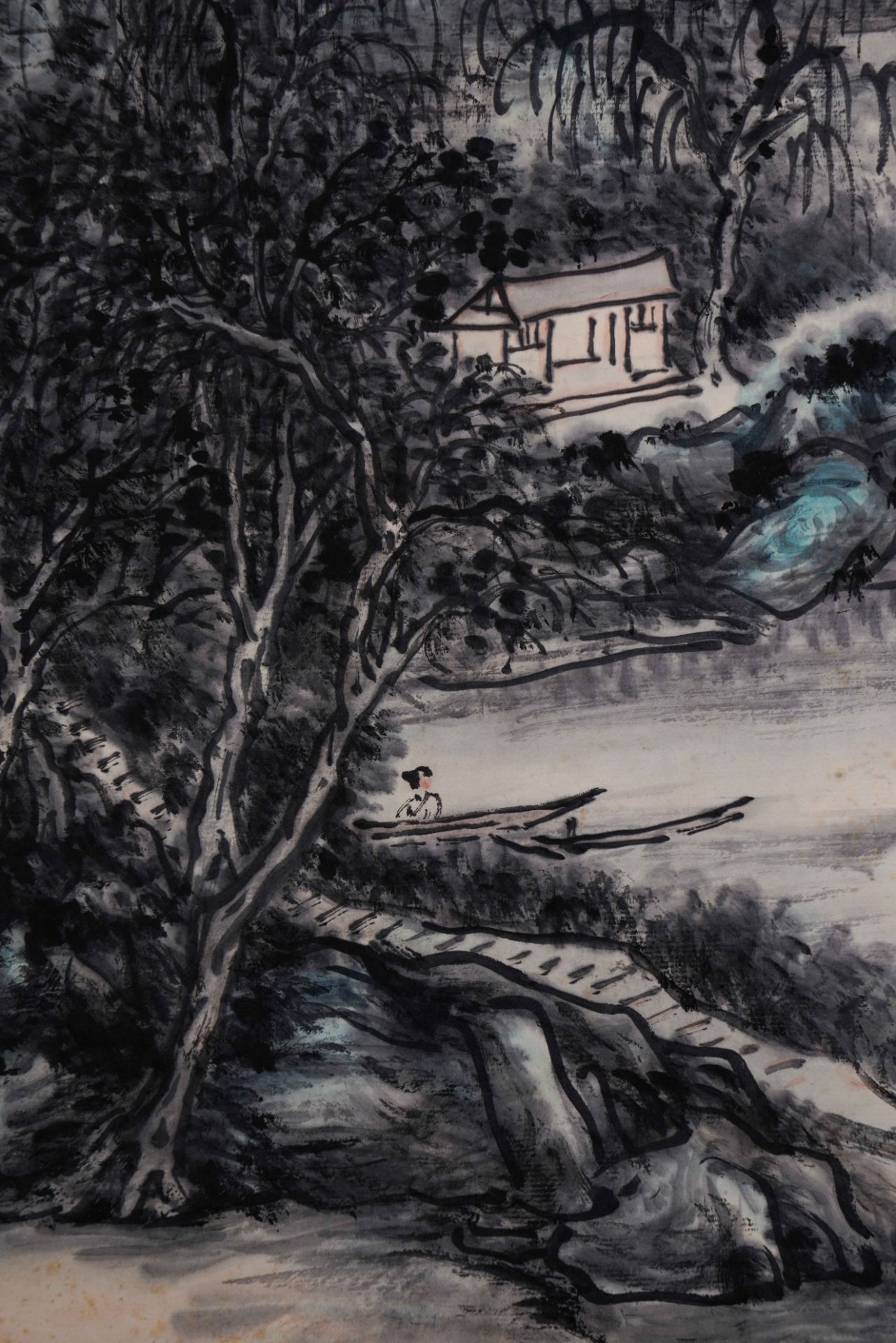 A Chinese Scroll Painting by Huang Binhong - Bild 7 aus 8