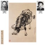 A Chinese Painting by Xu Beihong on Paper Album