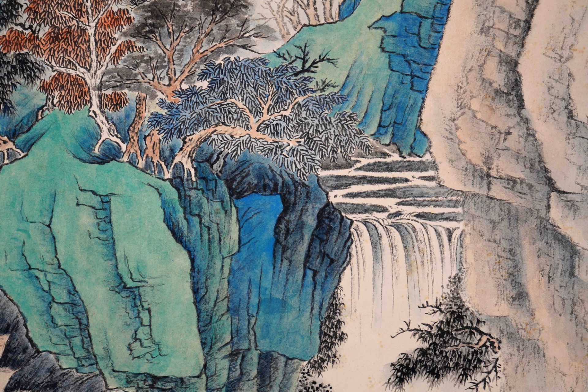 A Chinese Scroll Painting by Wu Hufan - Bild 7 aus 10