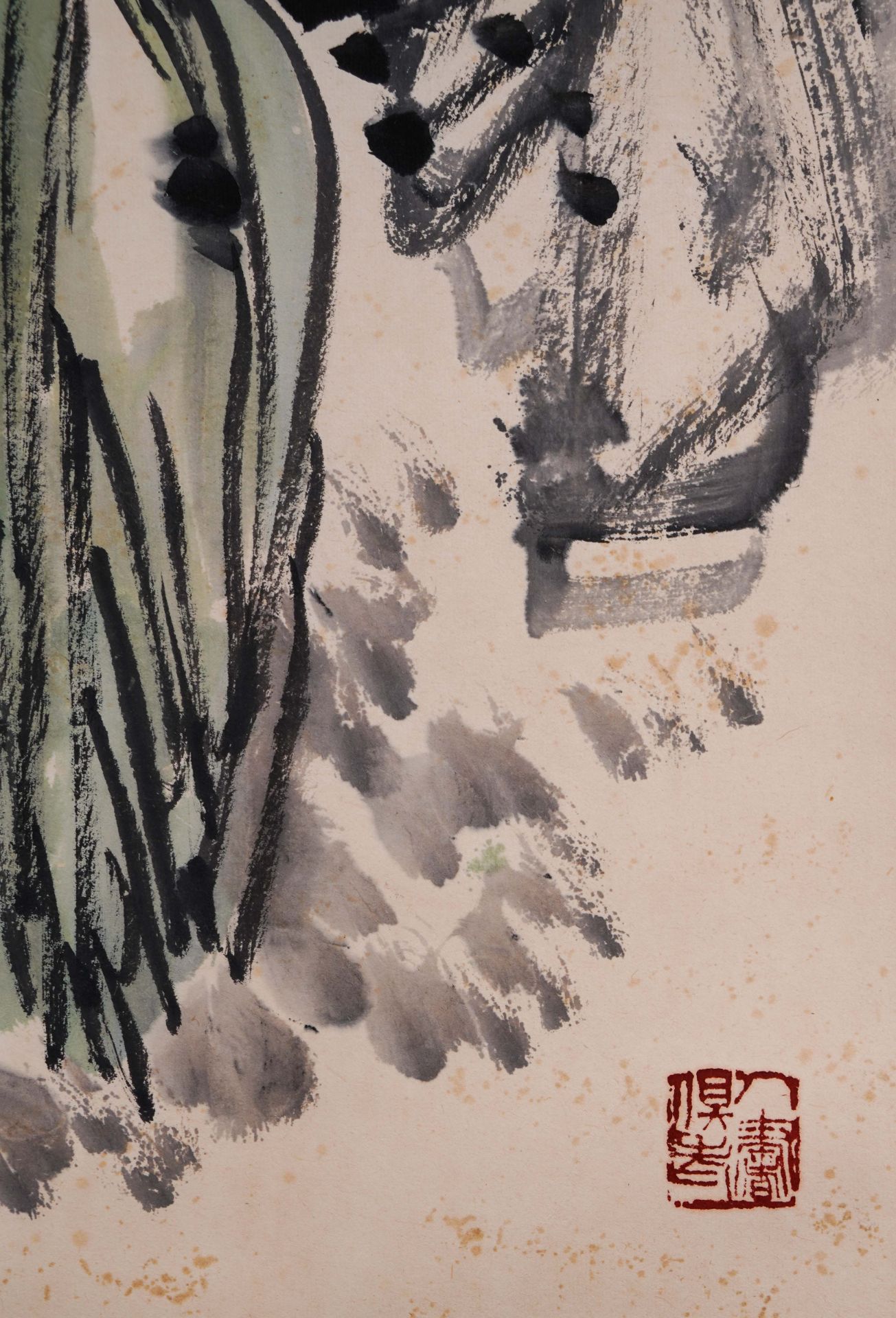 A Chinese Scroll Painting by Wu Changshuo - Bild 4 aus 27