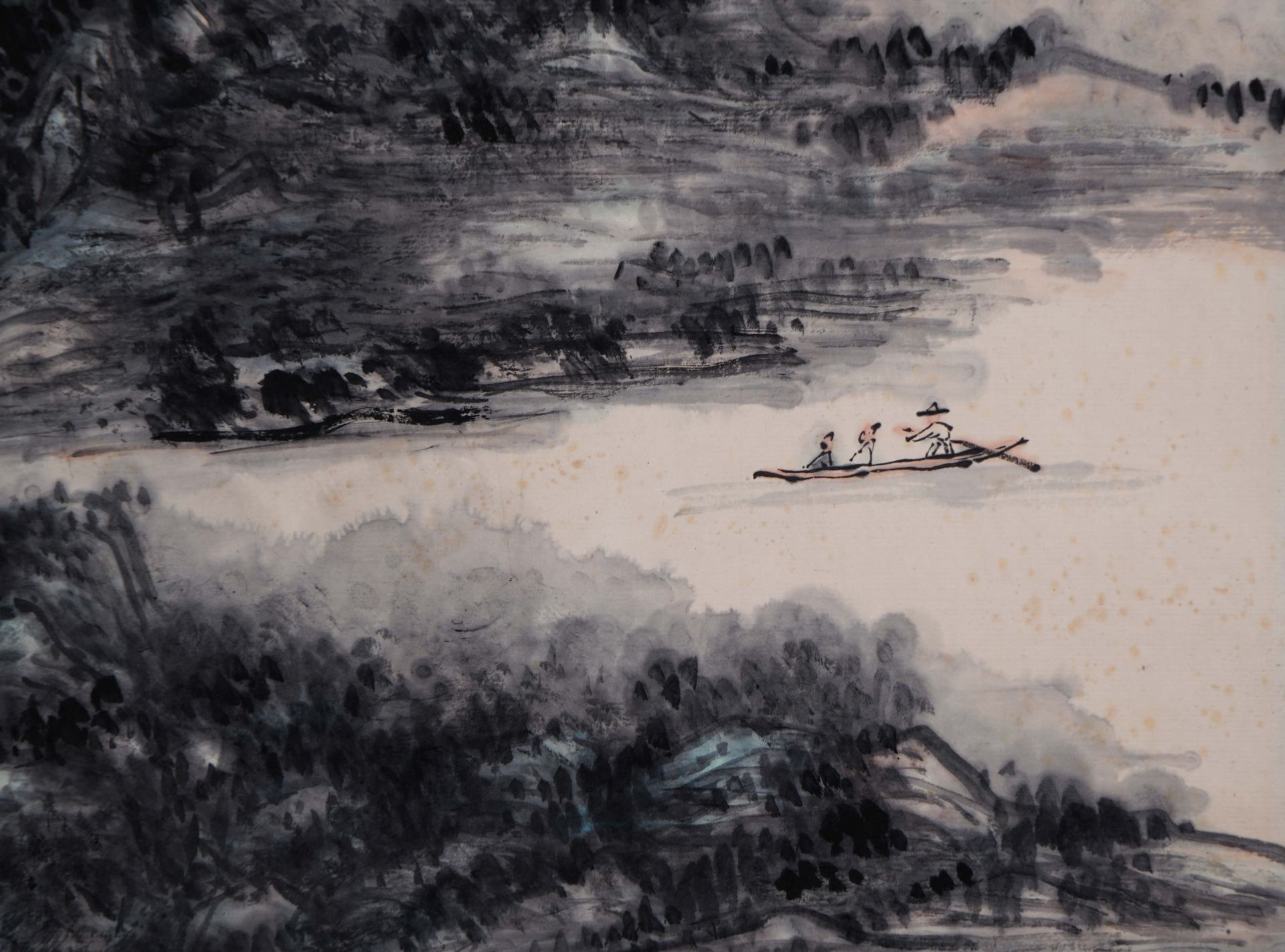 A Chinese Scroll Painting by Huang Binhong - Bild 4 aus 8