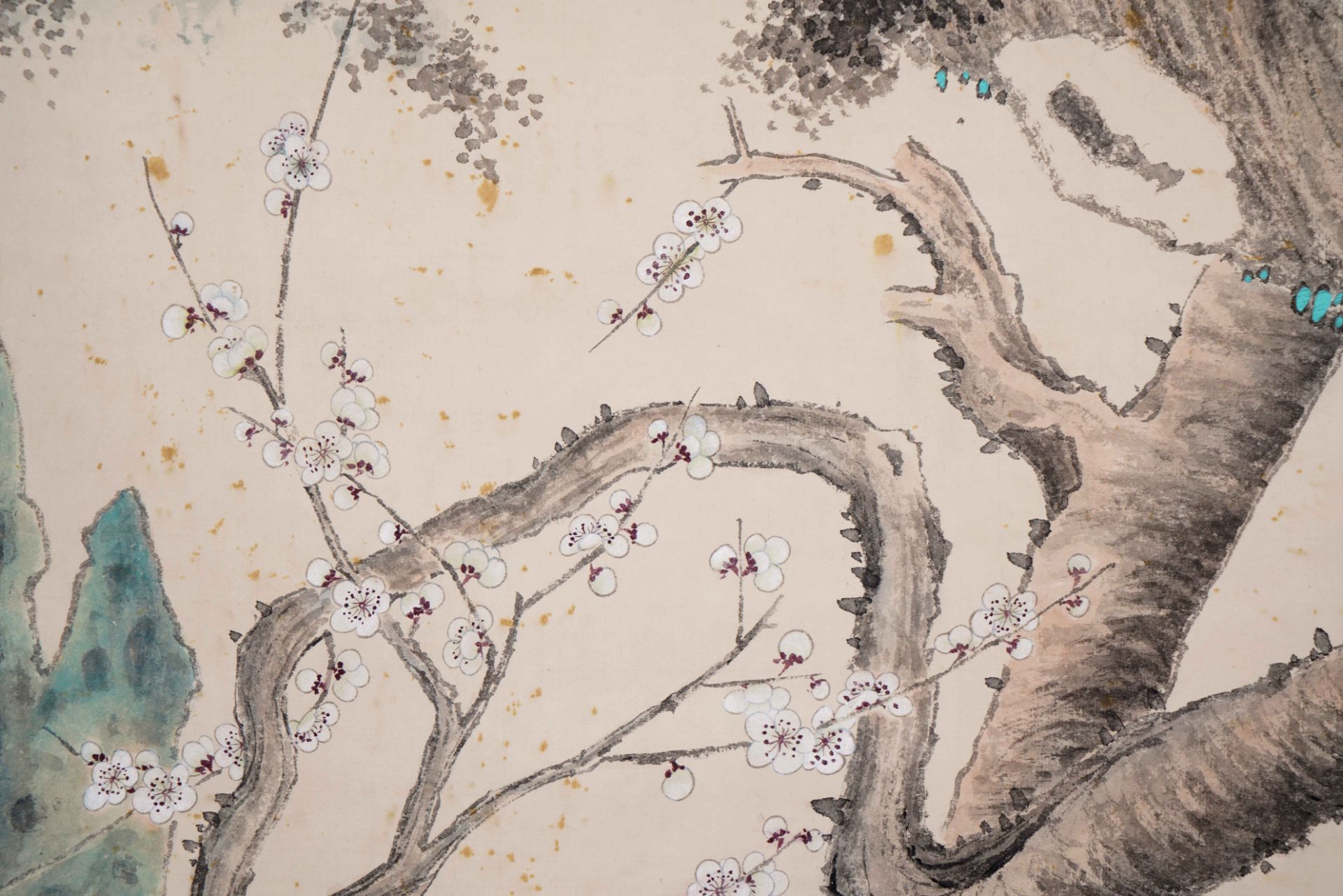 A Chinese Scroll Painting by Tao Lengyue - Image 6 of 10