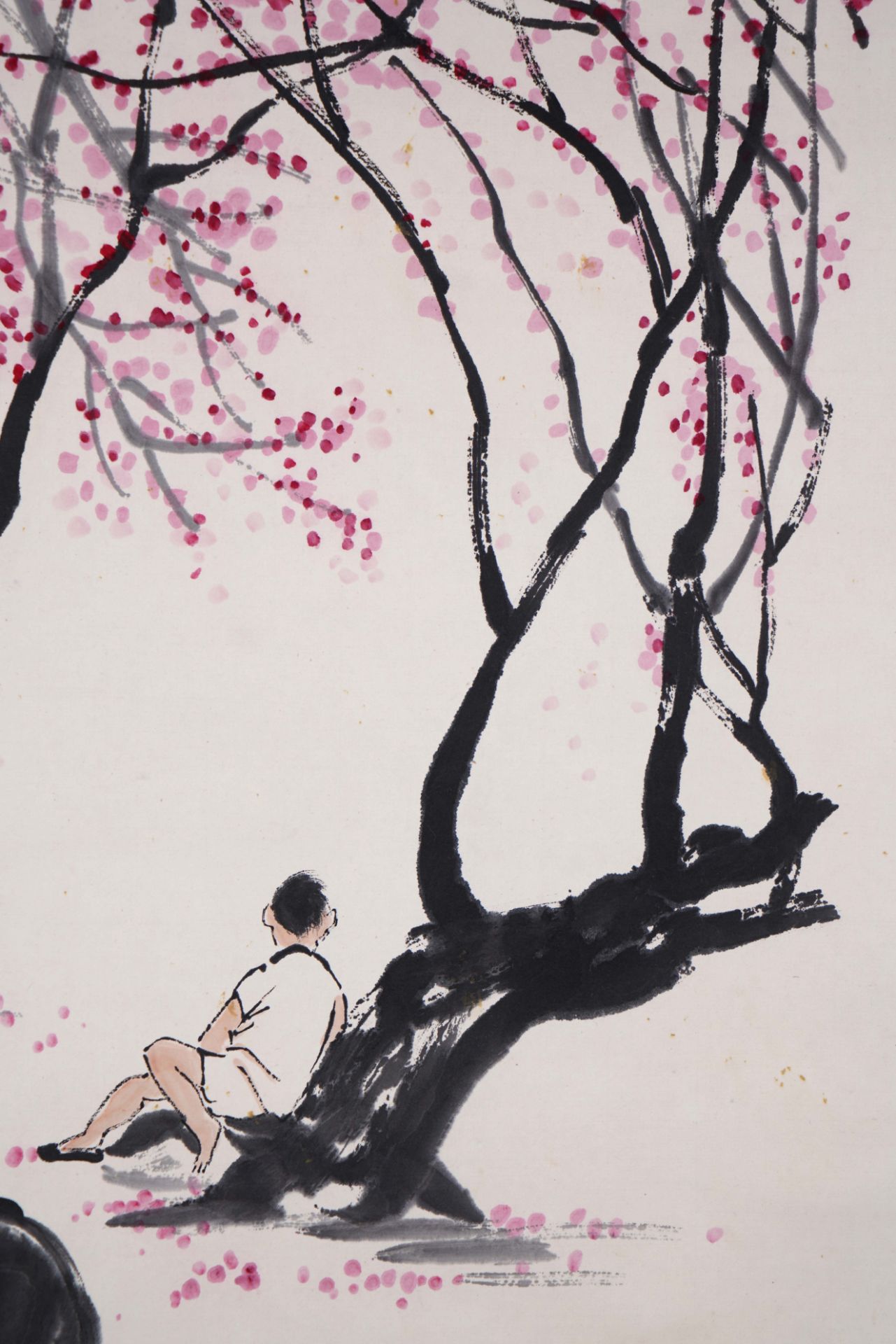 A Chinese Scroll Painting by Li Keran - Image 7 of 10