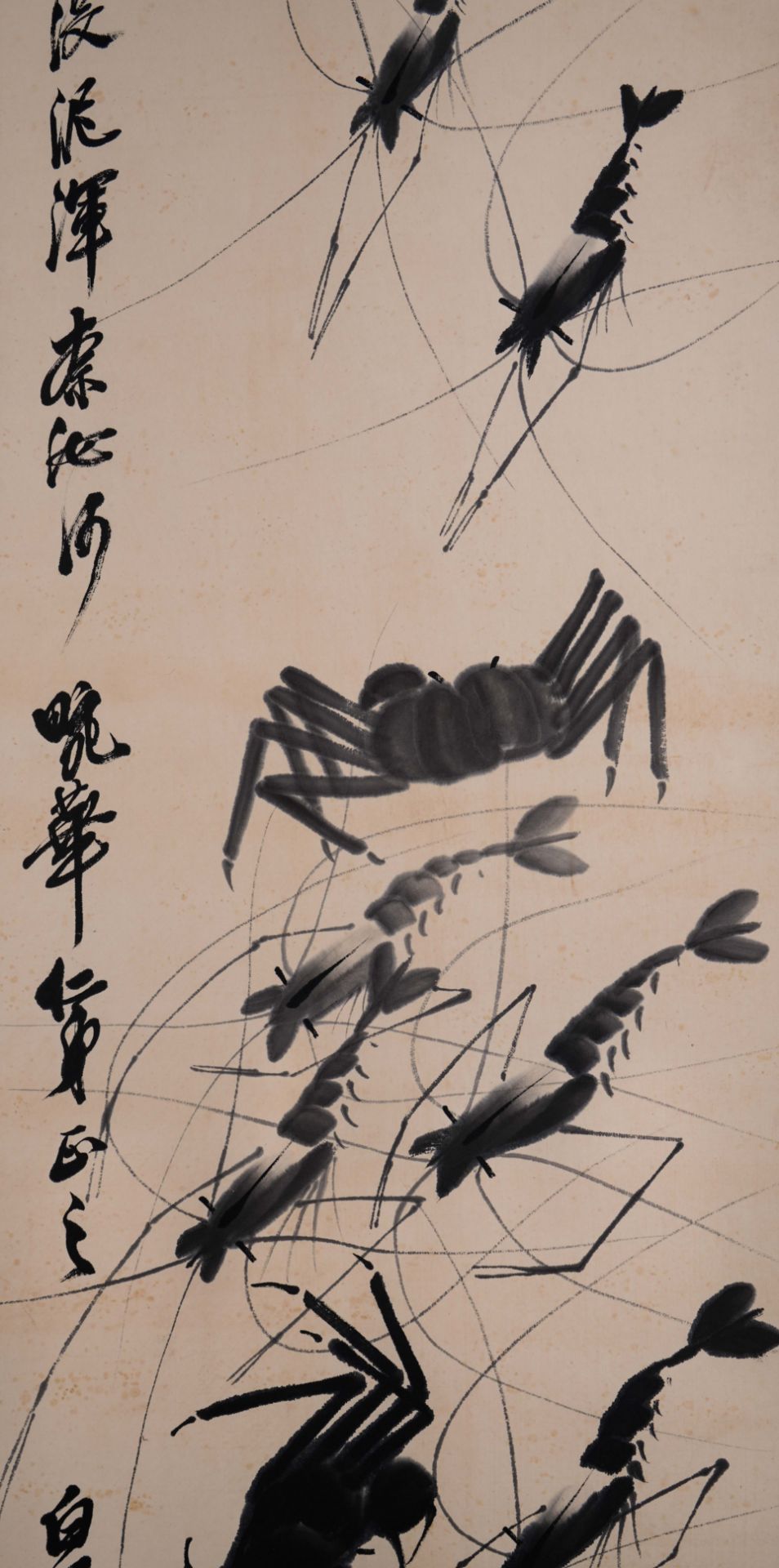 A Chinese Scroll Painting by Qi Baishi - Image 7 of 9