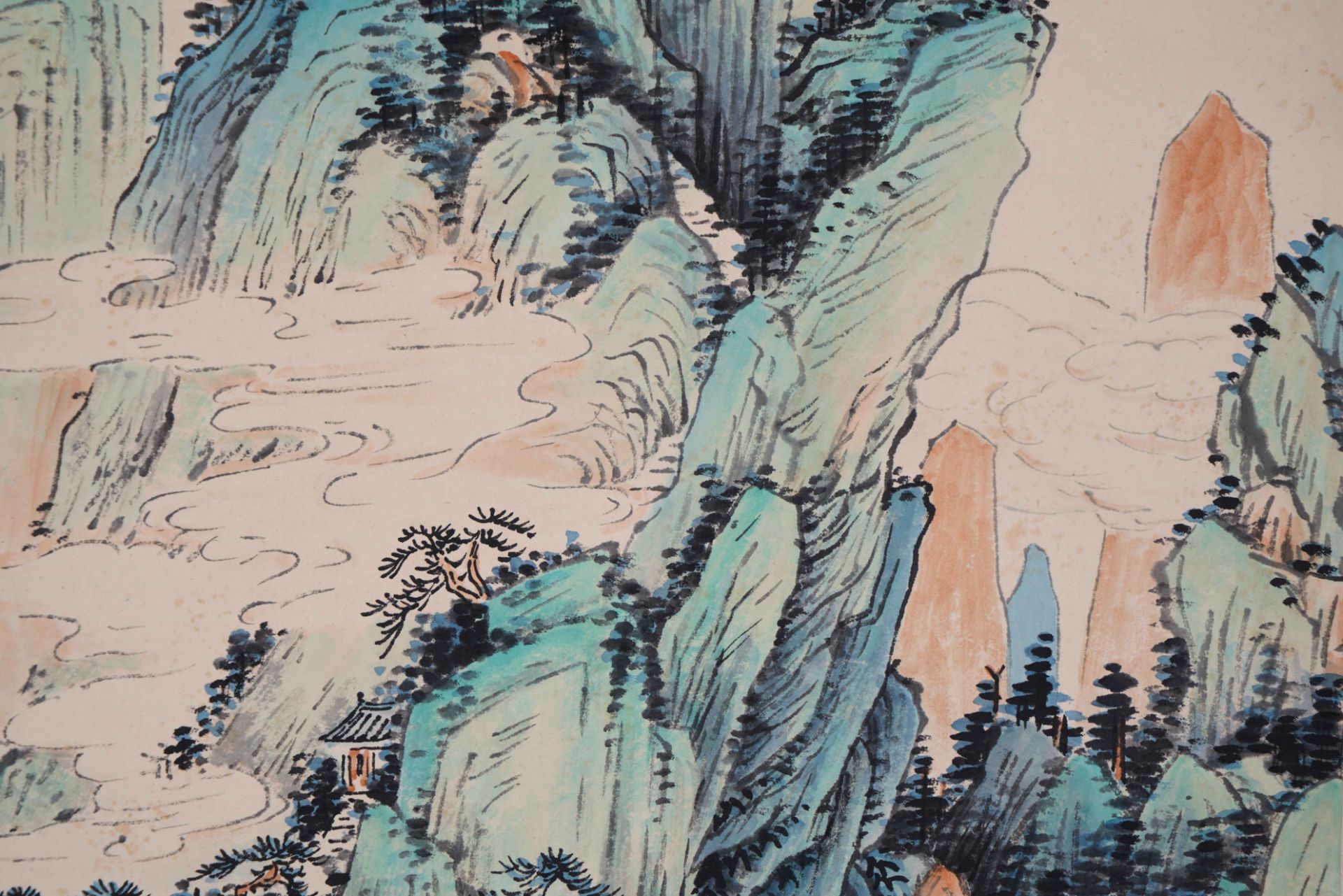 A Chinese Scroll Painting by Huang Junbi - Image 5 of 11