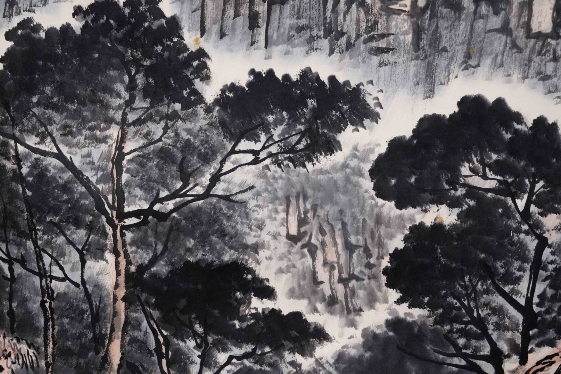 A Chinese Scroll Painting by Li Keran - Bild 10 aus 11