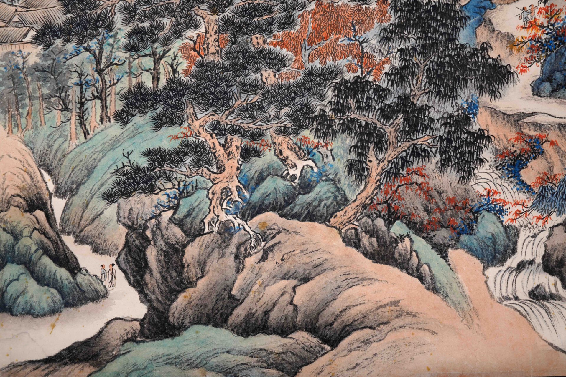 A Chinese Scroll Painting by Wu Hufan - Image 9 of 11