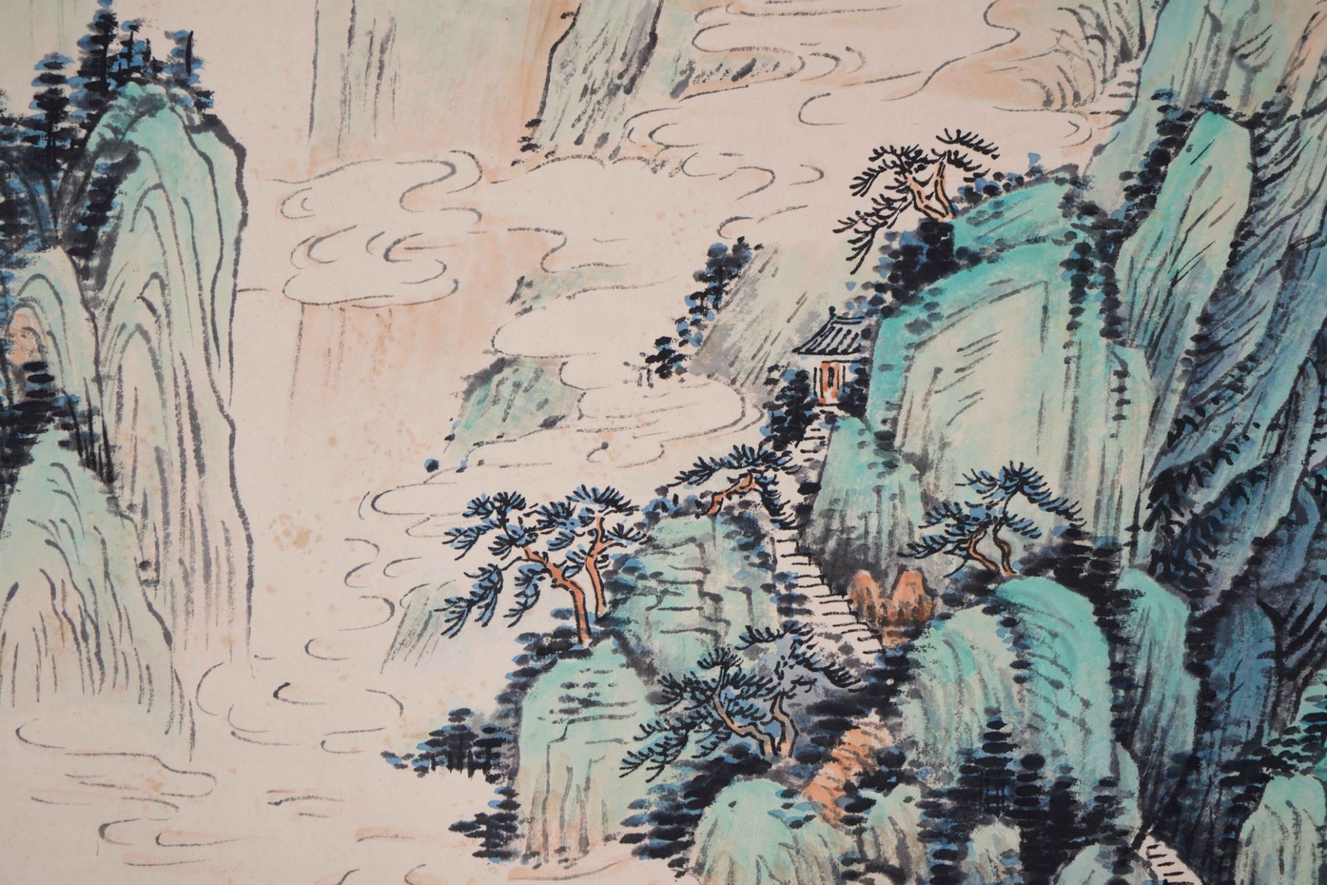 A Chinese Scroll Painting by Huang Junbi - Image 6 of 11