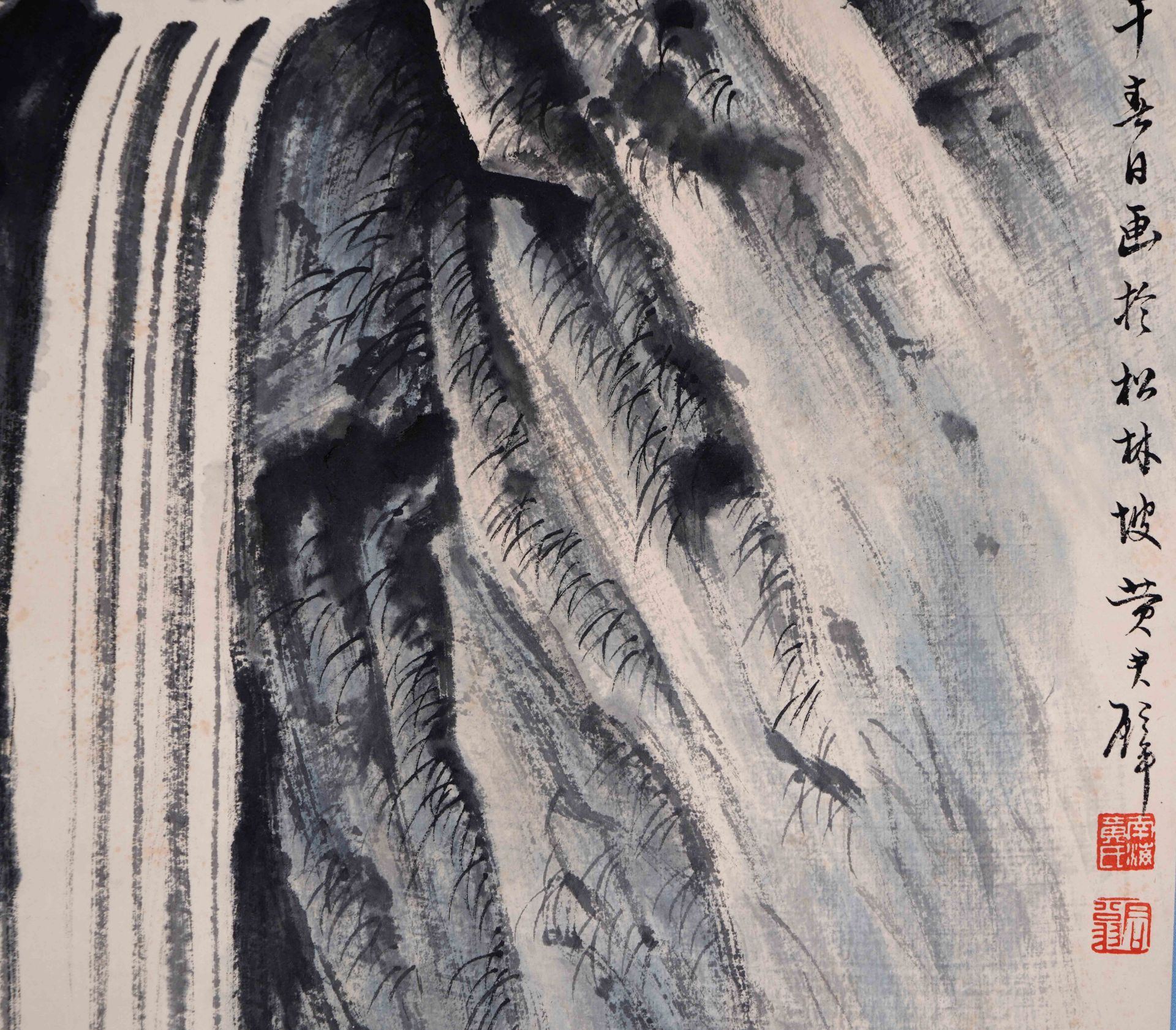 A Chinese Scroll Painting by Huang Junbi - Bild 4 aus 10